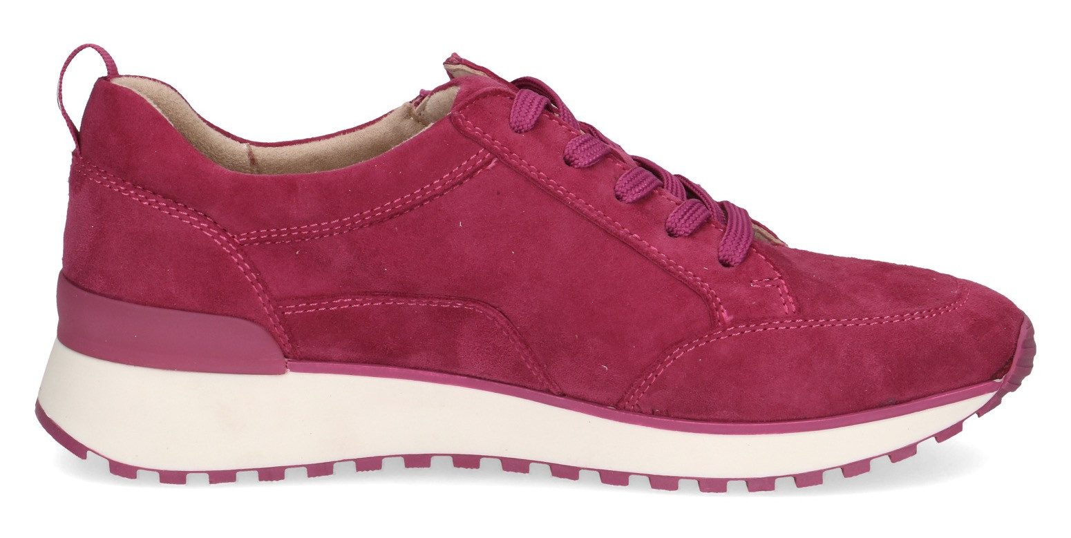 Caprice Sneakers met sleehak , vrijetijdsschoen, lage schoen, veterschoen in comfortwijdte g (= breed)