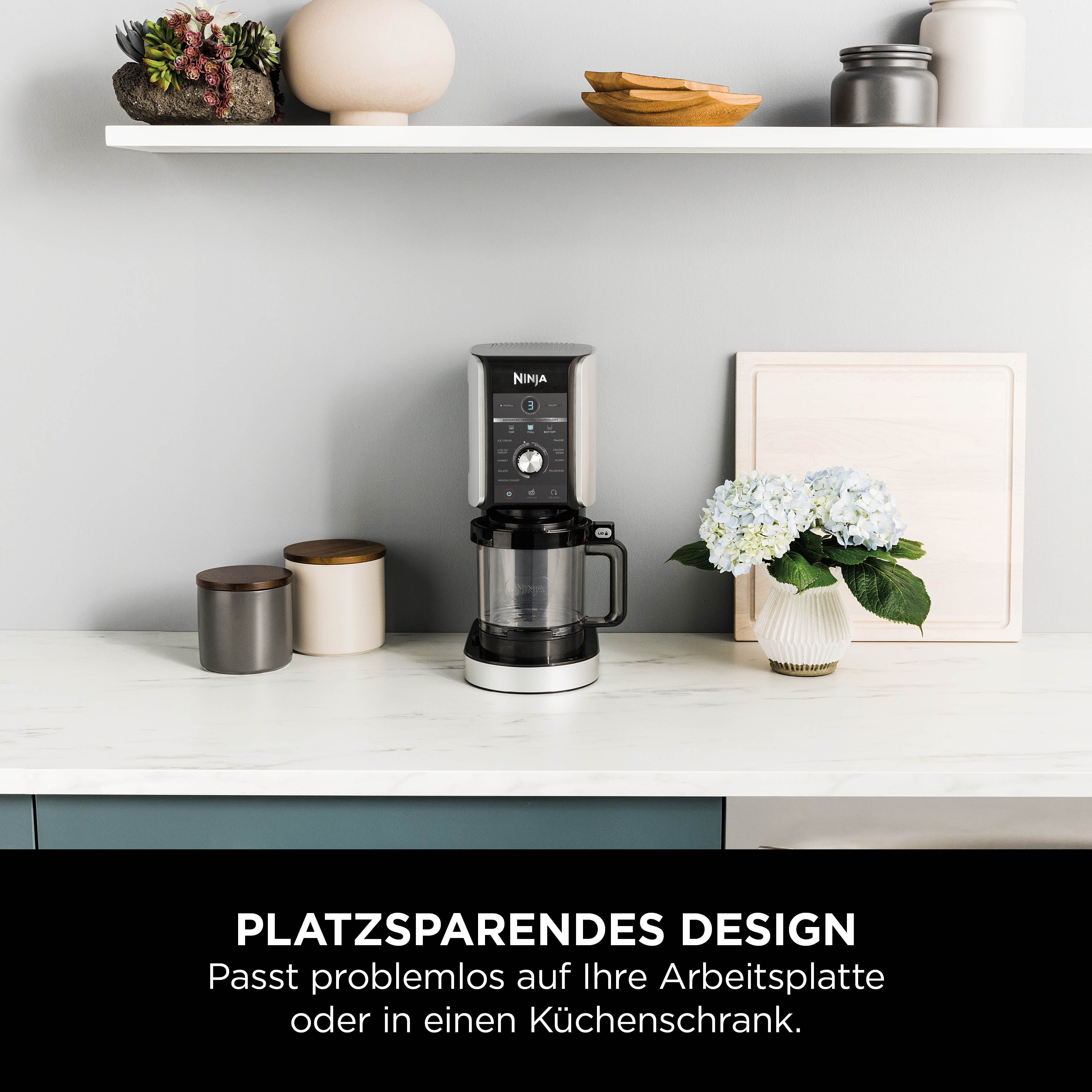 NINJA Ijsmachine NC501EU Creami Deluxe, 10-in-1 Eis-und Eisgetränkmaschine