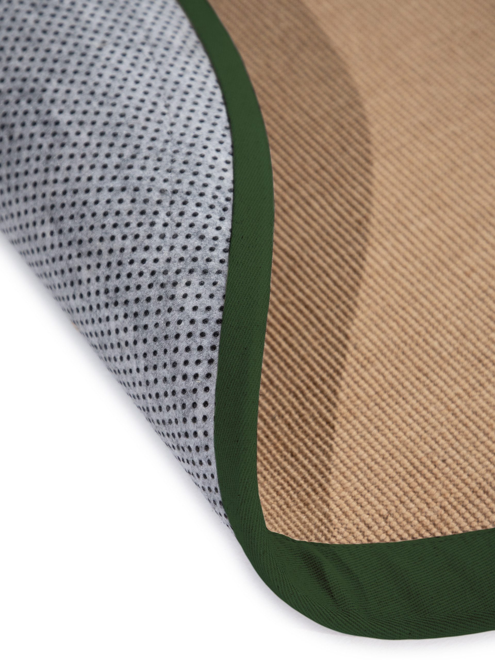 carpetfine Sisalkleed Sisal met gekleurd randdessin, antislip achterzijde