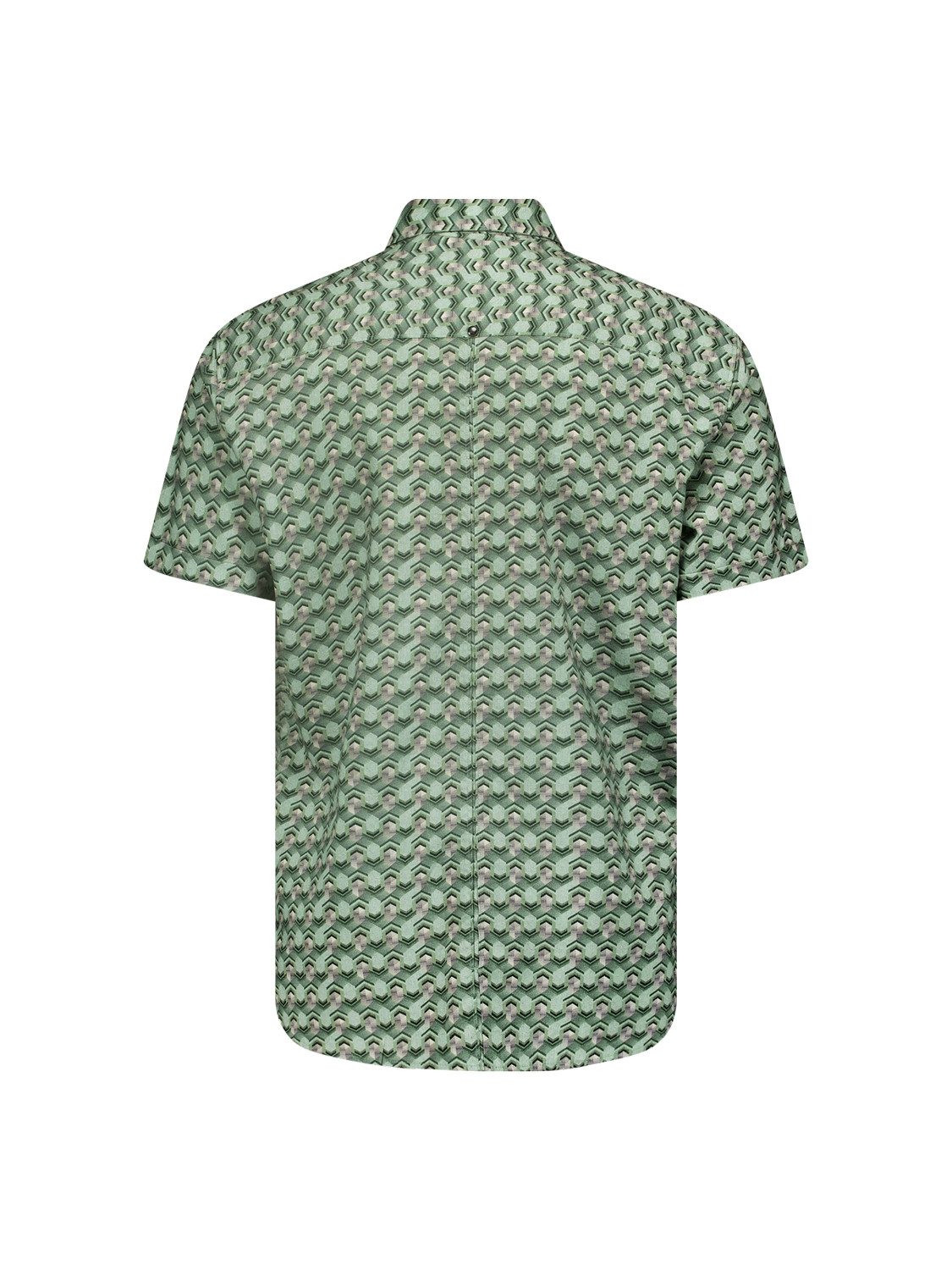 NO EXCESS Overhemd met korte mouwen met minimale print