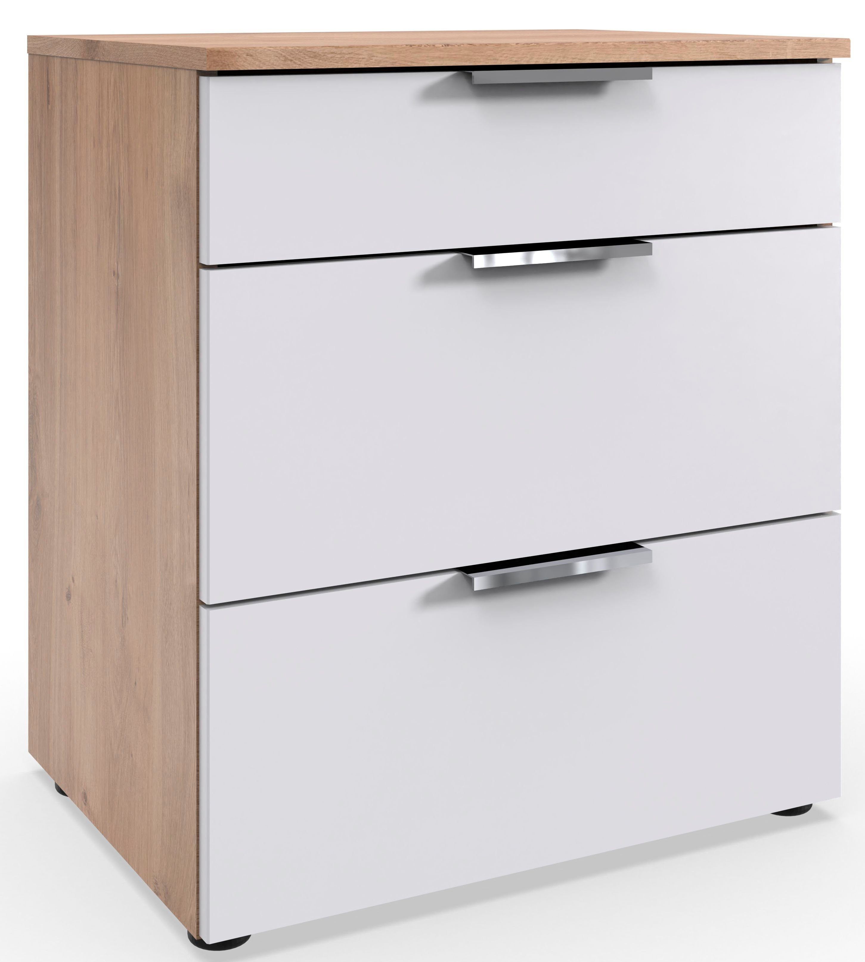 Wimex Nachtkastje Level by fresh to go 3 lades met soft-close functie, 54 cm breed, 61 cm hoog