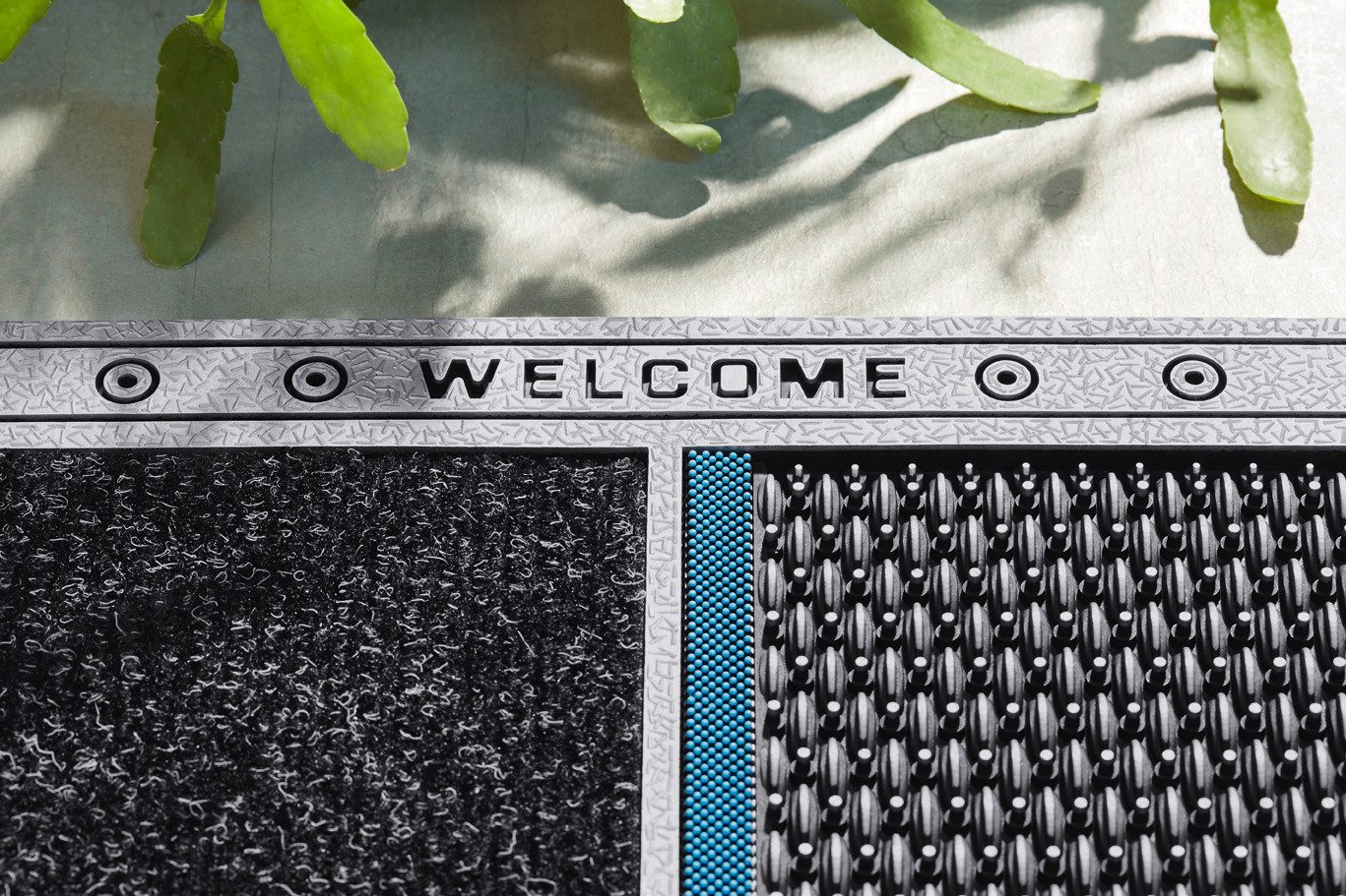 Home2Fashion Mat Clean Colorado RE Vuilafstotende mat, met tekst, robuust, geschikt voor binnen en buiten