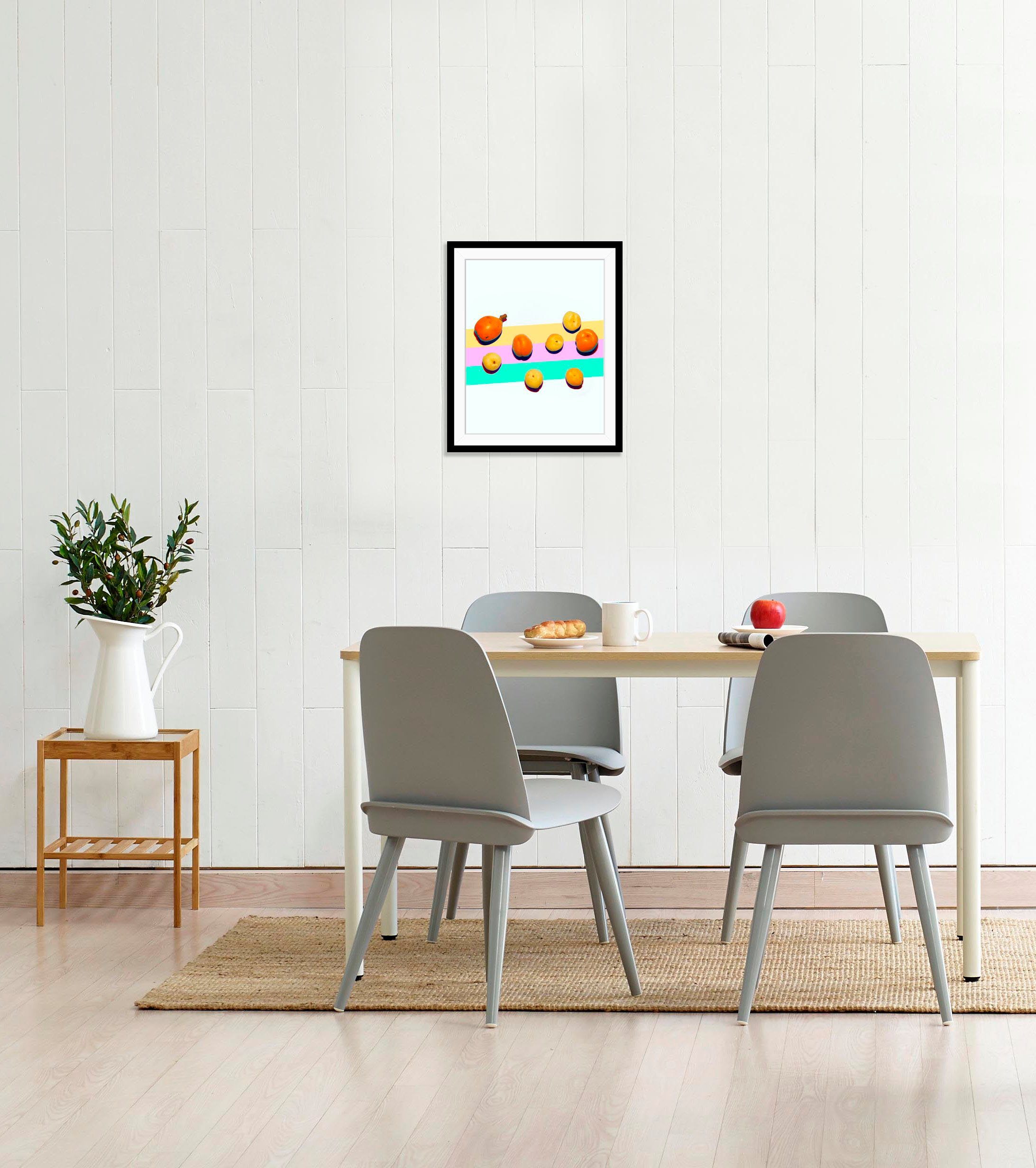 queence Wanddecoratie Maurice HD premium posterdruk incl. houten lijst (1 stuk)