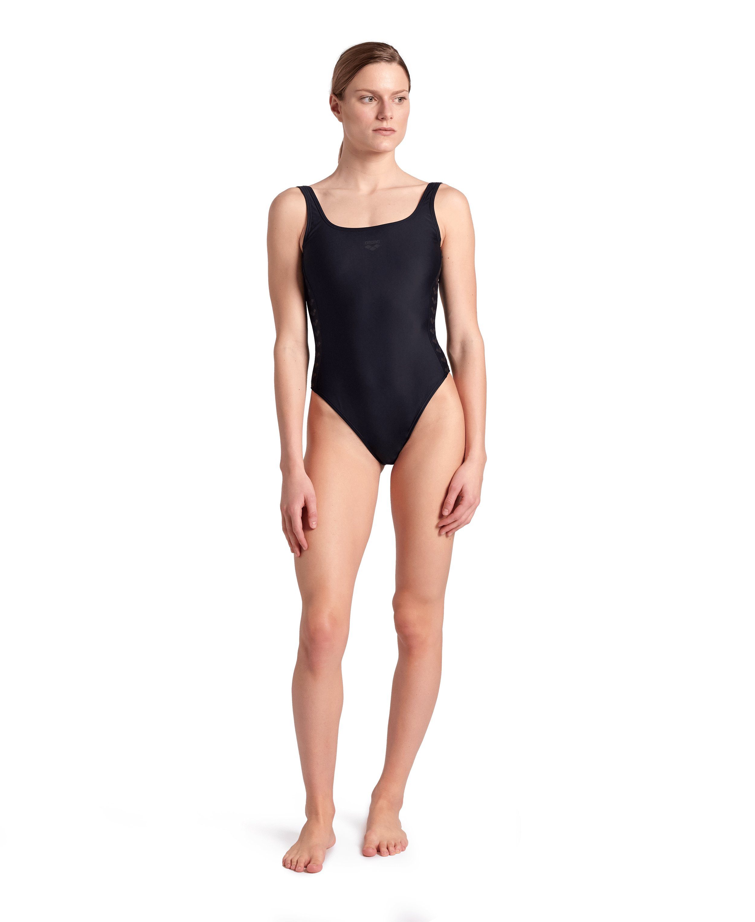 Arena Badpak WOMEN'S ARENA TEAM STRIPE SWIMSUIT