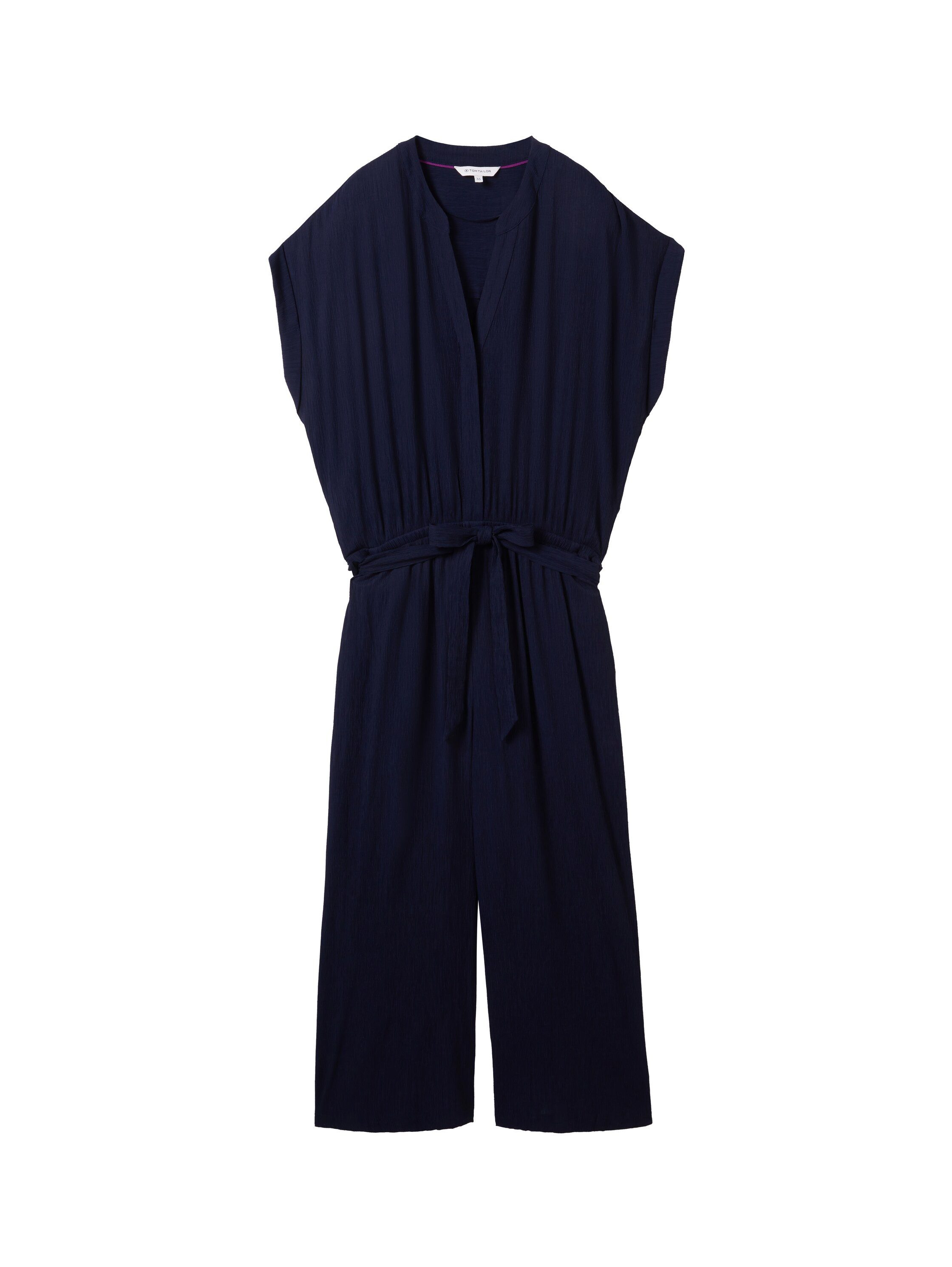 Tom Tailor Jumpsuit met een bindceintuur