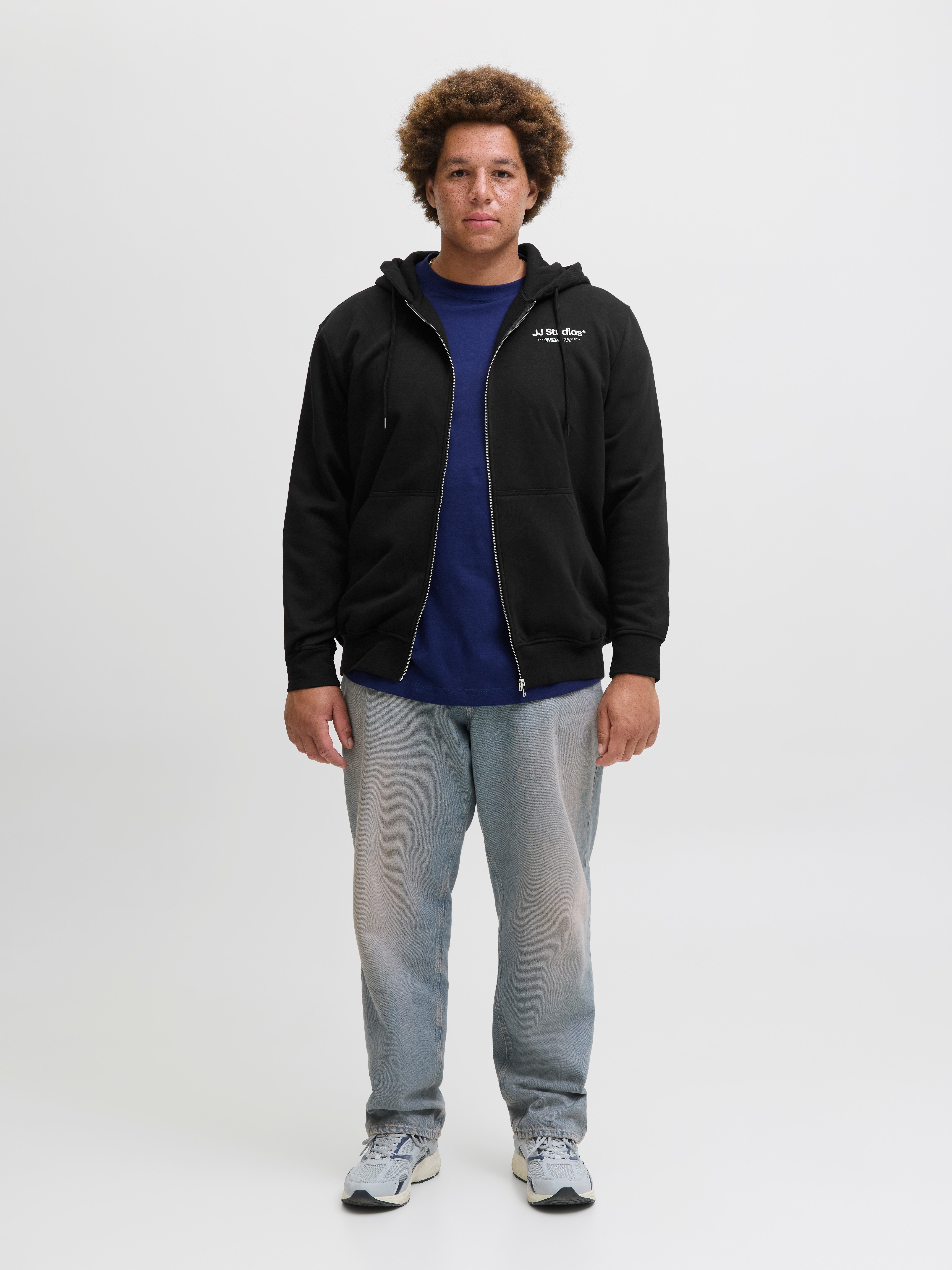 Jack & Jones PlusSize Hoodie JJESOHO SWEAT ZIP HOOD NOOS PLS