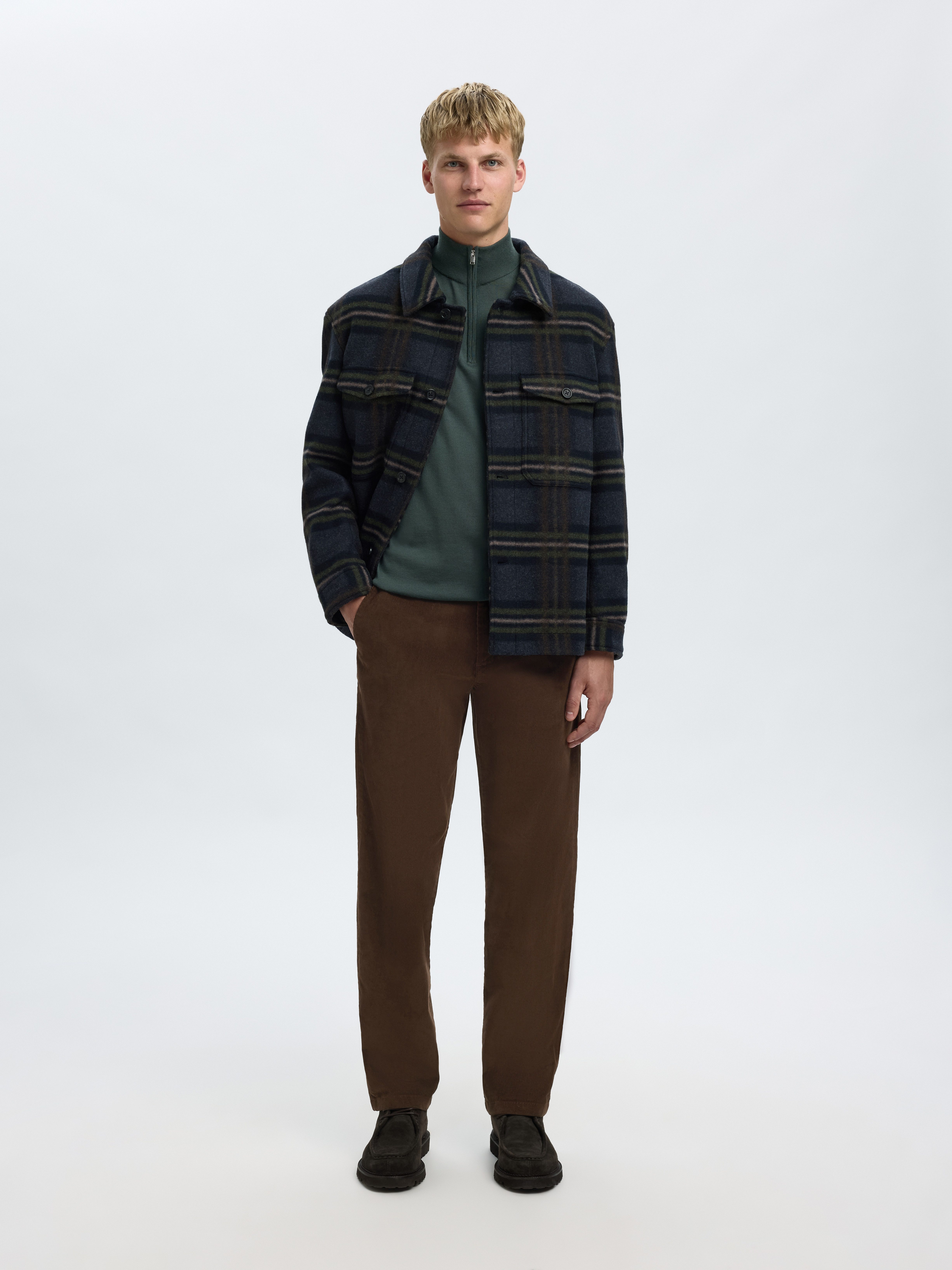 SELECTED HOMME Cordbroek SLH196-STRAIGHT MILES CORD PANT W NOOS