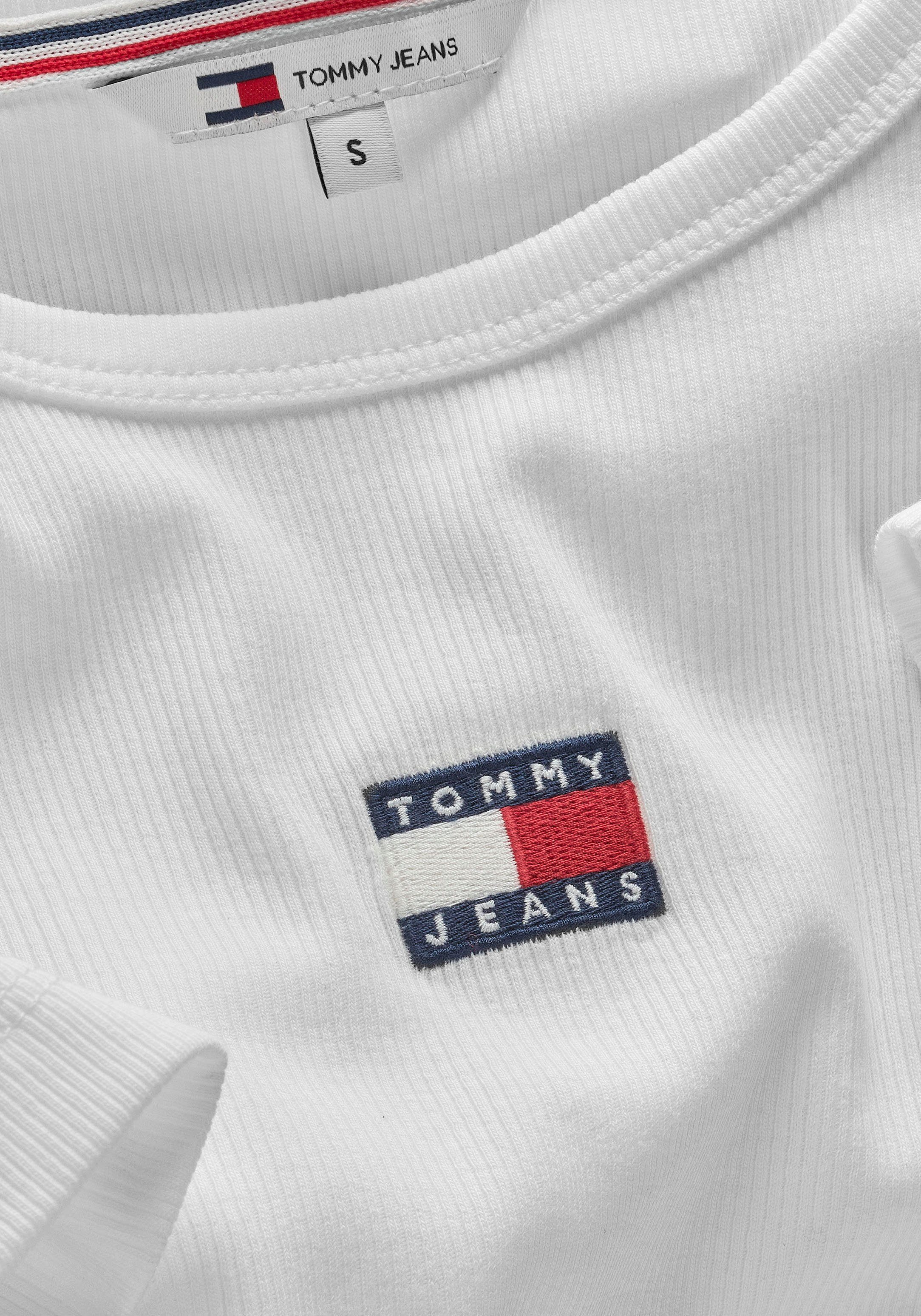 TOMMY JEANS T-shirt TJW SLIM BADGE RIB TEE