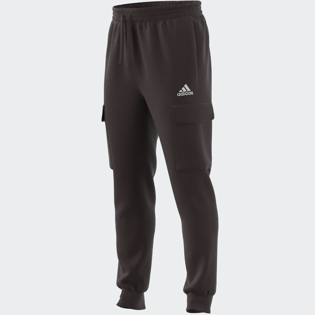 adidas Sportswear Sportbroek ESSENTIALS FLEECE REGULAR TAPERED CARGOBROEK Joggingbroek cargo van zacht fleece-materiaal (1-delig)