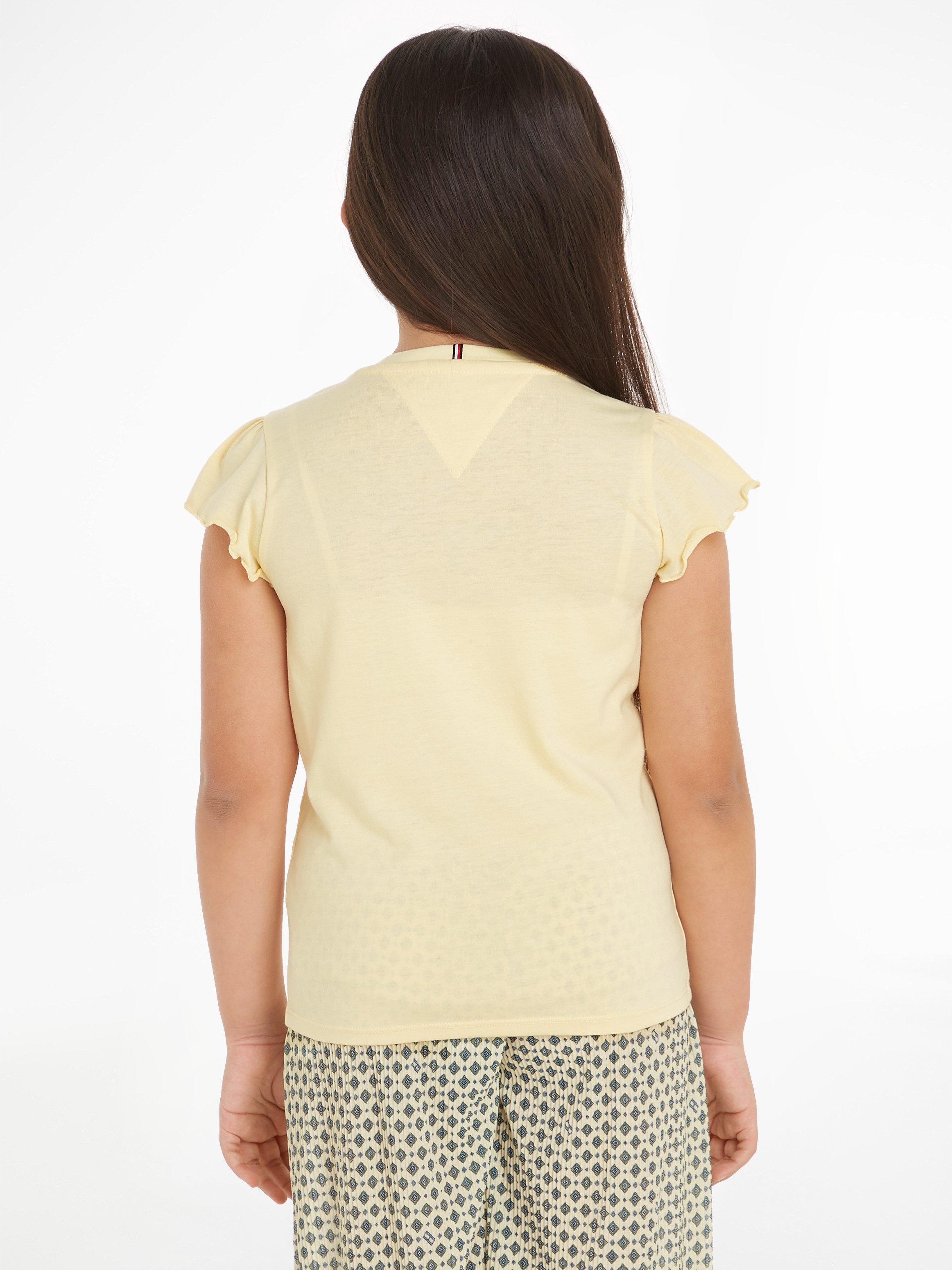 Tommy Hilfiger T-shirt ESSENTIAL RUFFLE SLEEVE TOP