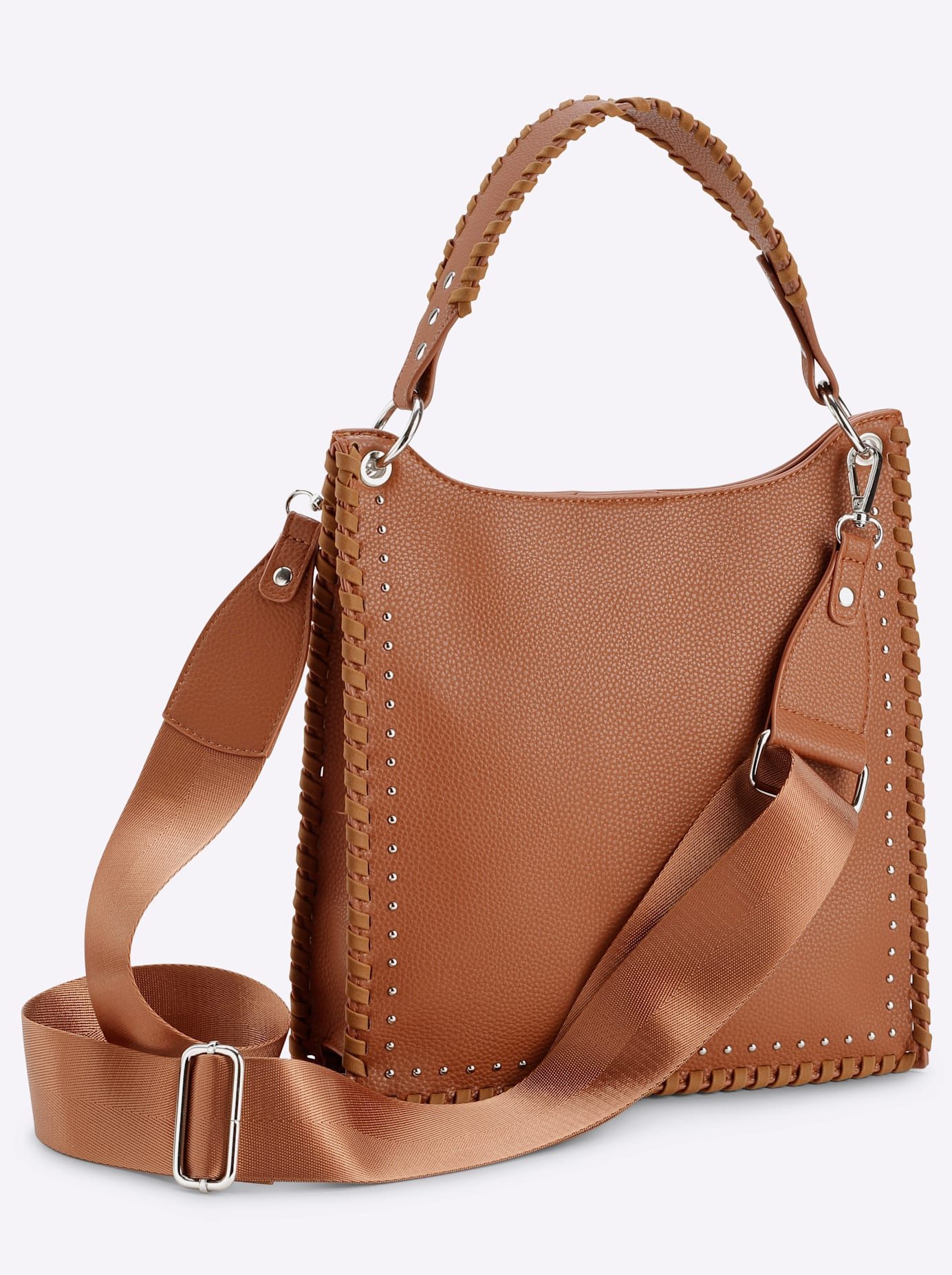 heine Handtas dames handtassen maat 30 cm bruin
