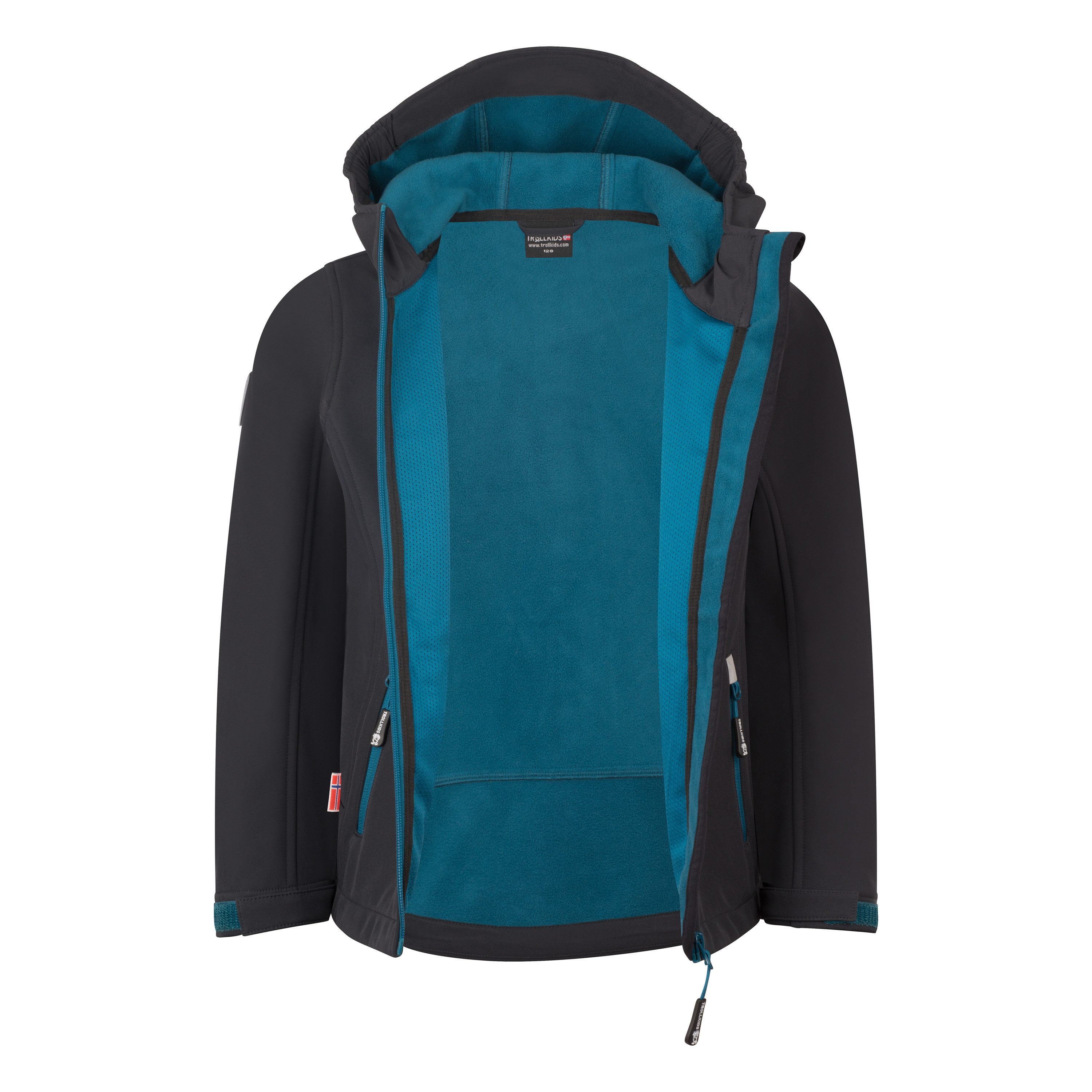 TROLLKIDS Softshell-jack KIDS TROLLFJORD JACKET (1 stuk)