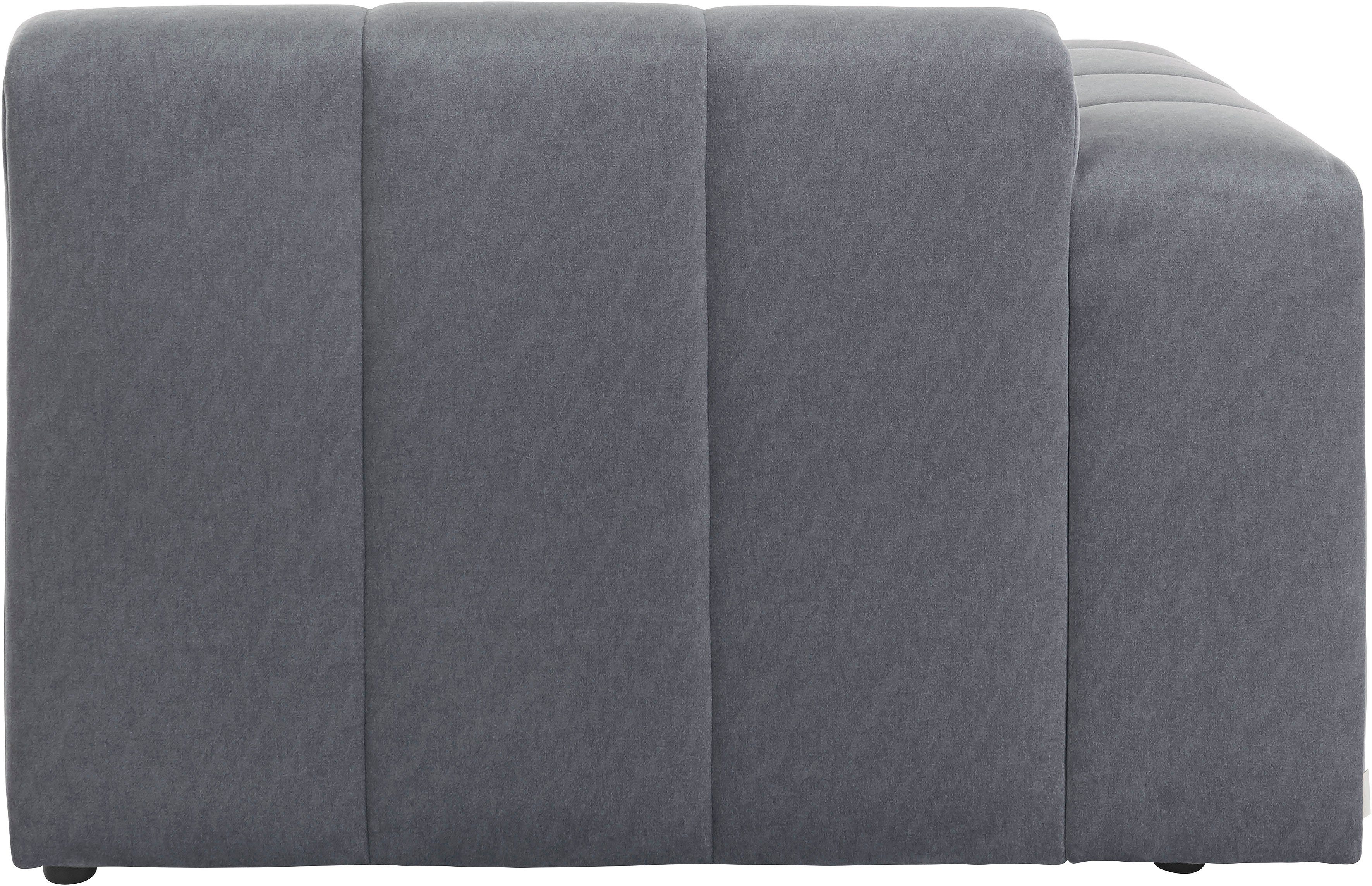 LeGer Home by Lena Gercke Sofaelement Maileen Module fauteuil met armleuning, te verbinden met andere modules van de serie