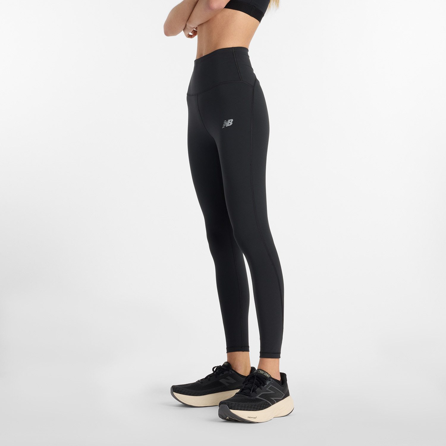 New Balance Runningtights NBleek High Riseegging 25" WASHED BURGUNDY