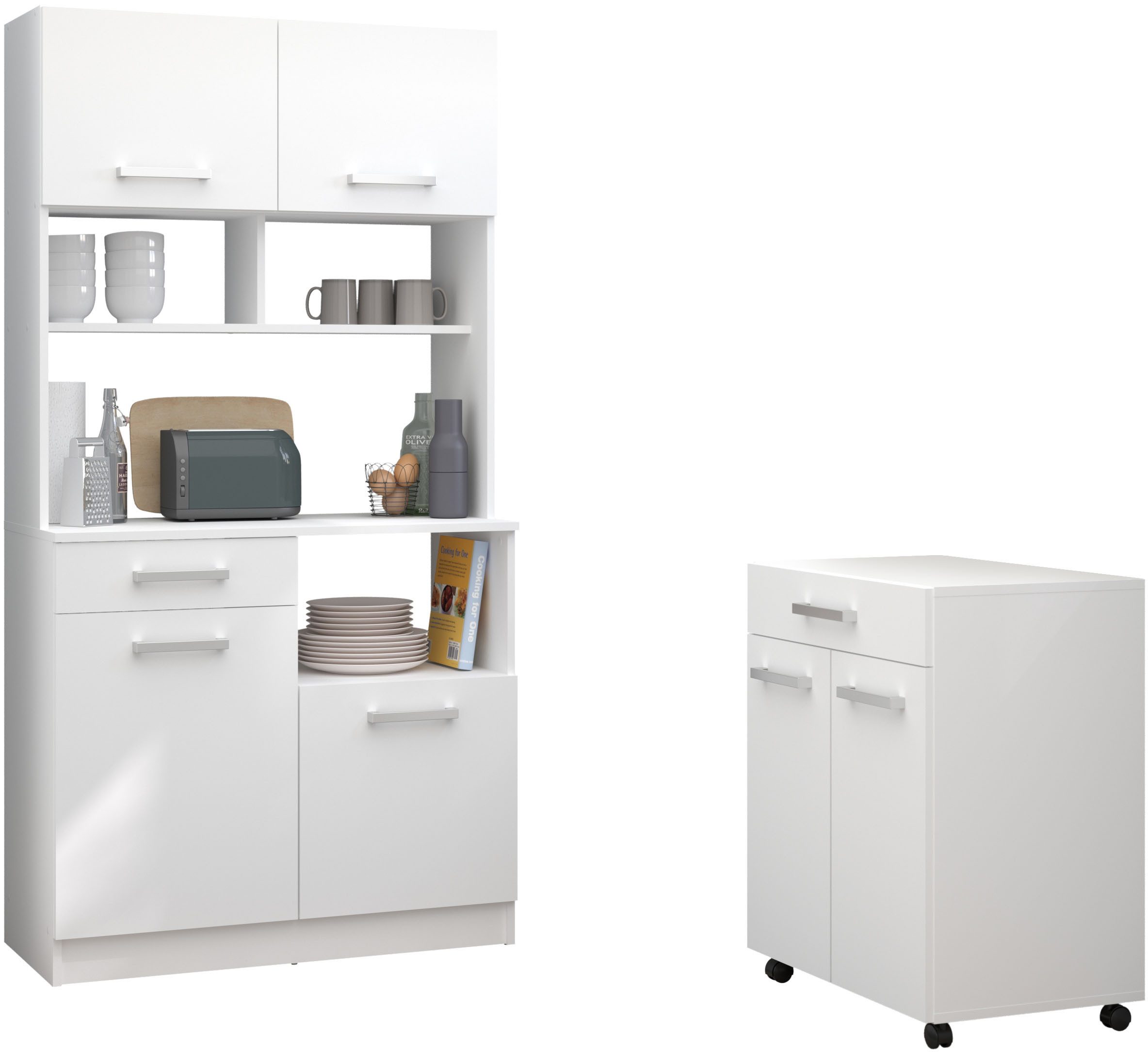 Parisot Kastenset UNO 2 melamine gecoat, praktisch en mooi, veel opbergruimte (2-delig)