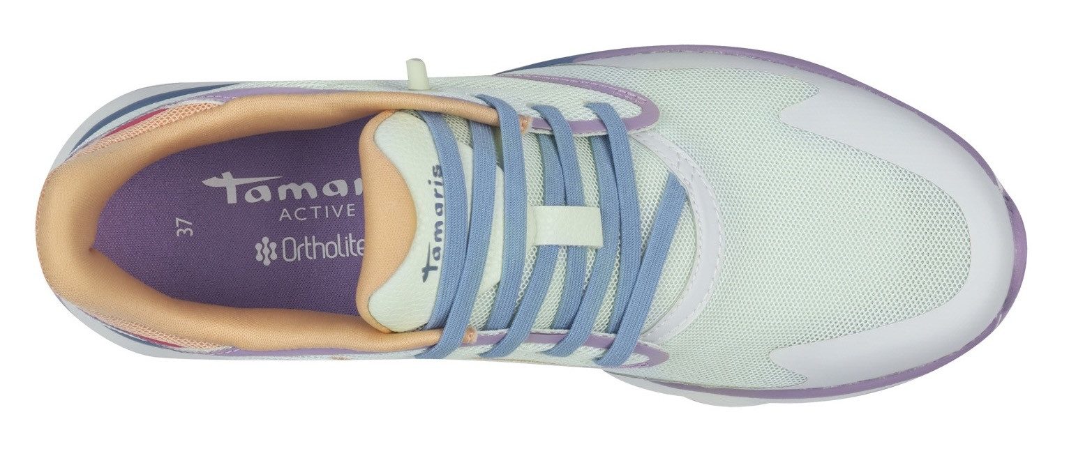 Tamaris Slip-on sneakers Nowana , vrijetijdsschoen, lage schoen, slippers met ortholite-uitrusting
