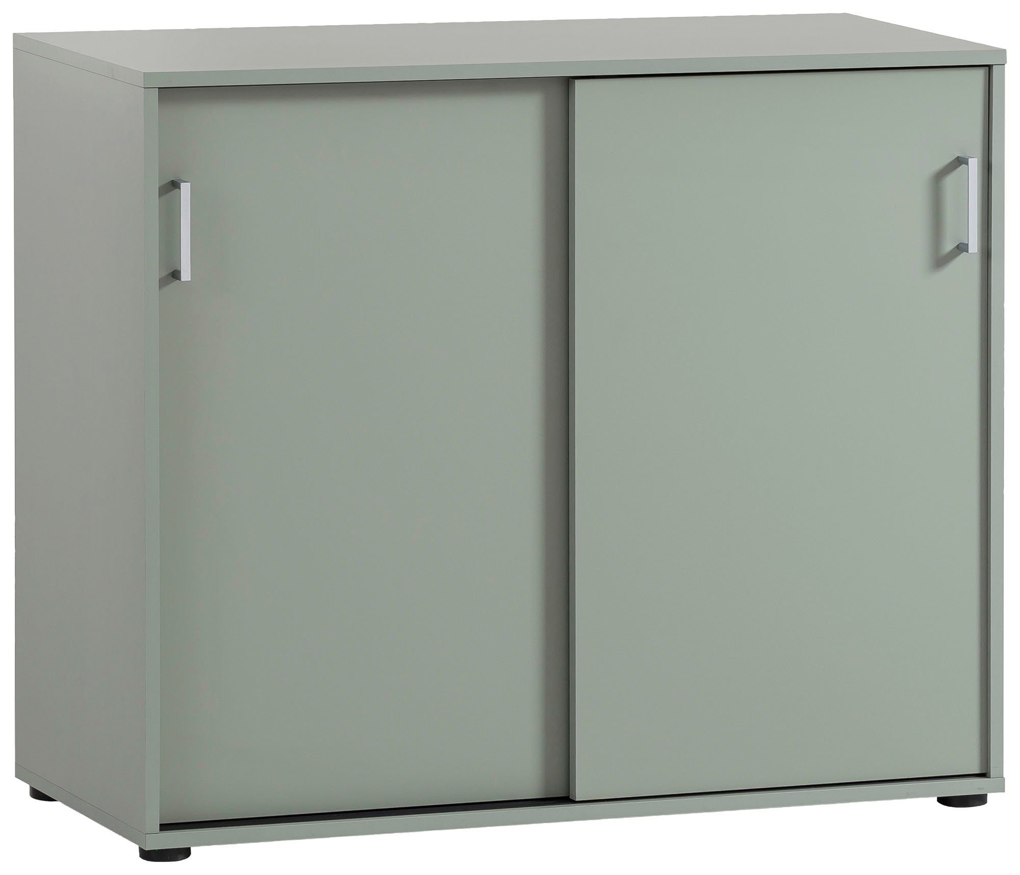 Schildmeyer Archiefkast Baku 100 x 63 cm, schuifdeuren, made in germany bijzetkastjes groen