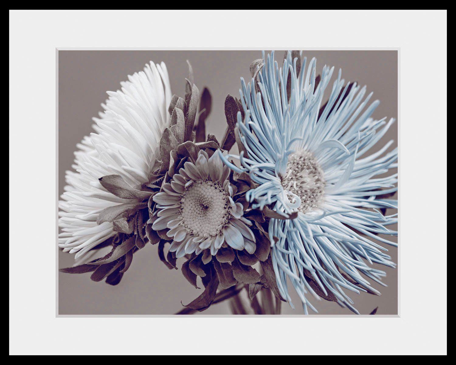 queence Wanddecoratie Verena HD premium posterdruk incl. houten lijst (1 stuk)