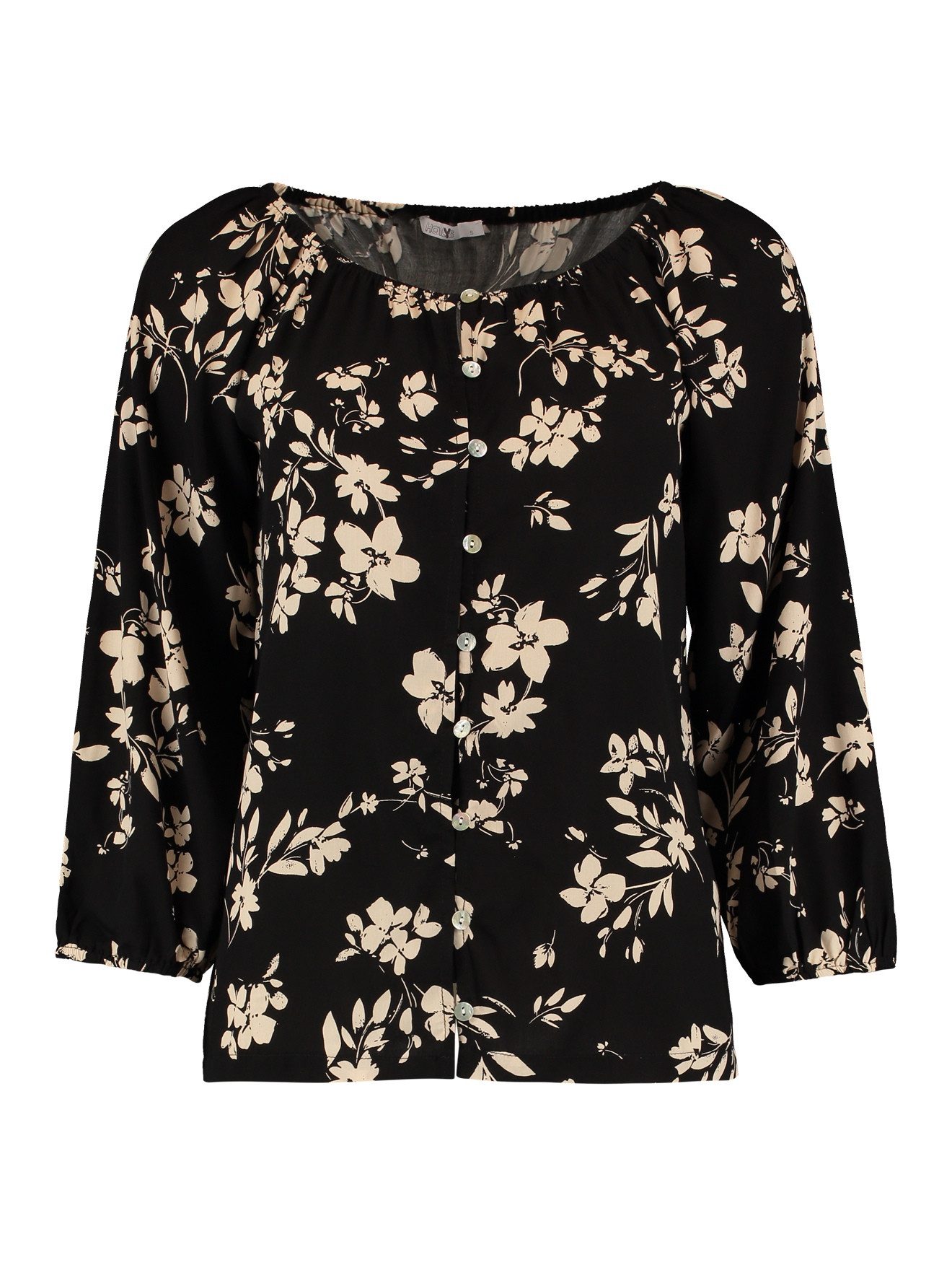 HaILYS Gedessineerde blouse 3/4 V BL Su44na
