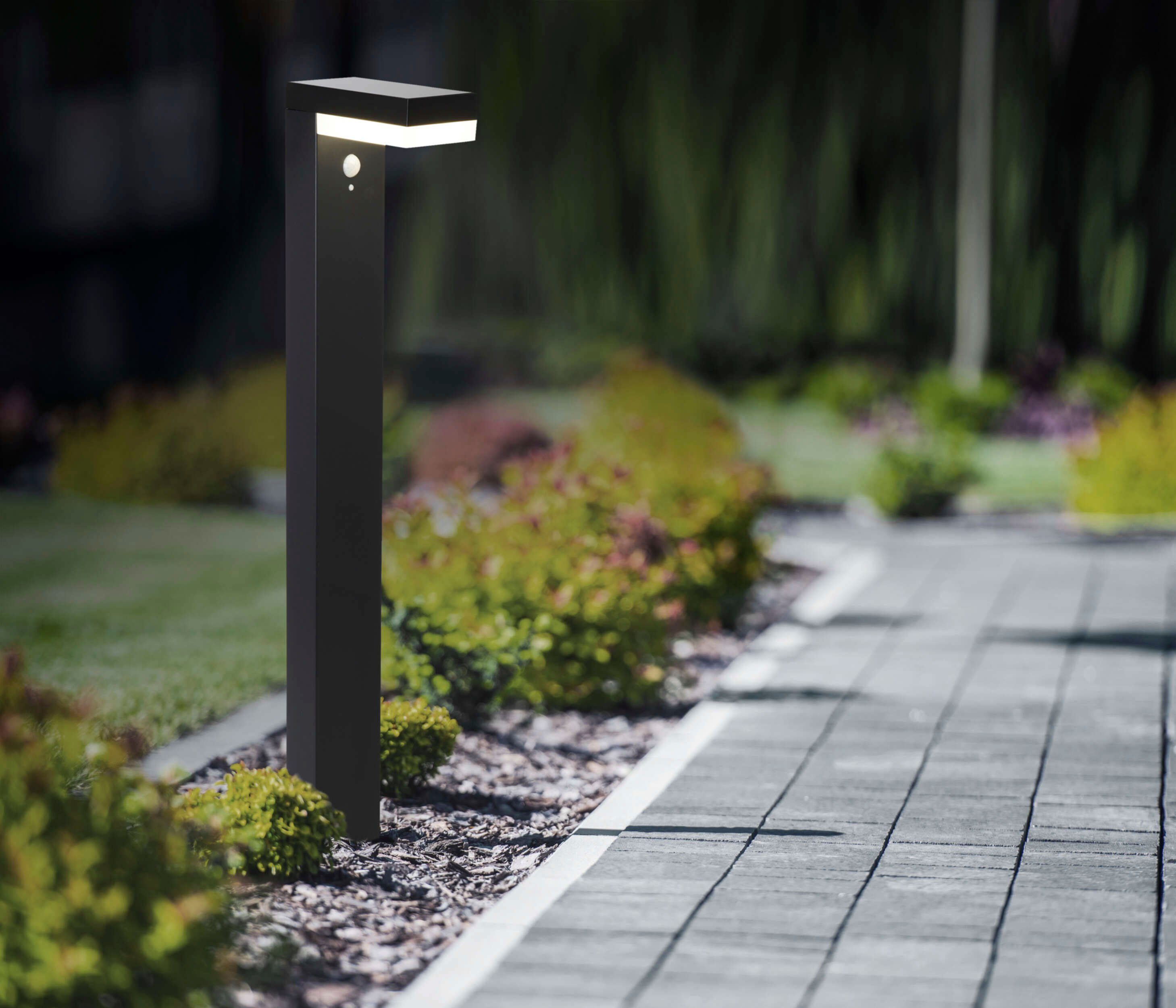 näve Ledsolarlamp Filius incl. bewegingsmelder 90°, max. 8 m, 3 functionele modi ter keuze, h: 50 cm (1 stuk)
