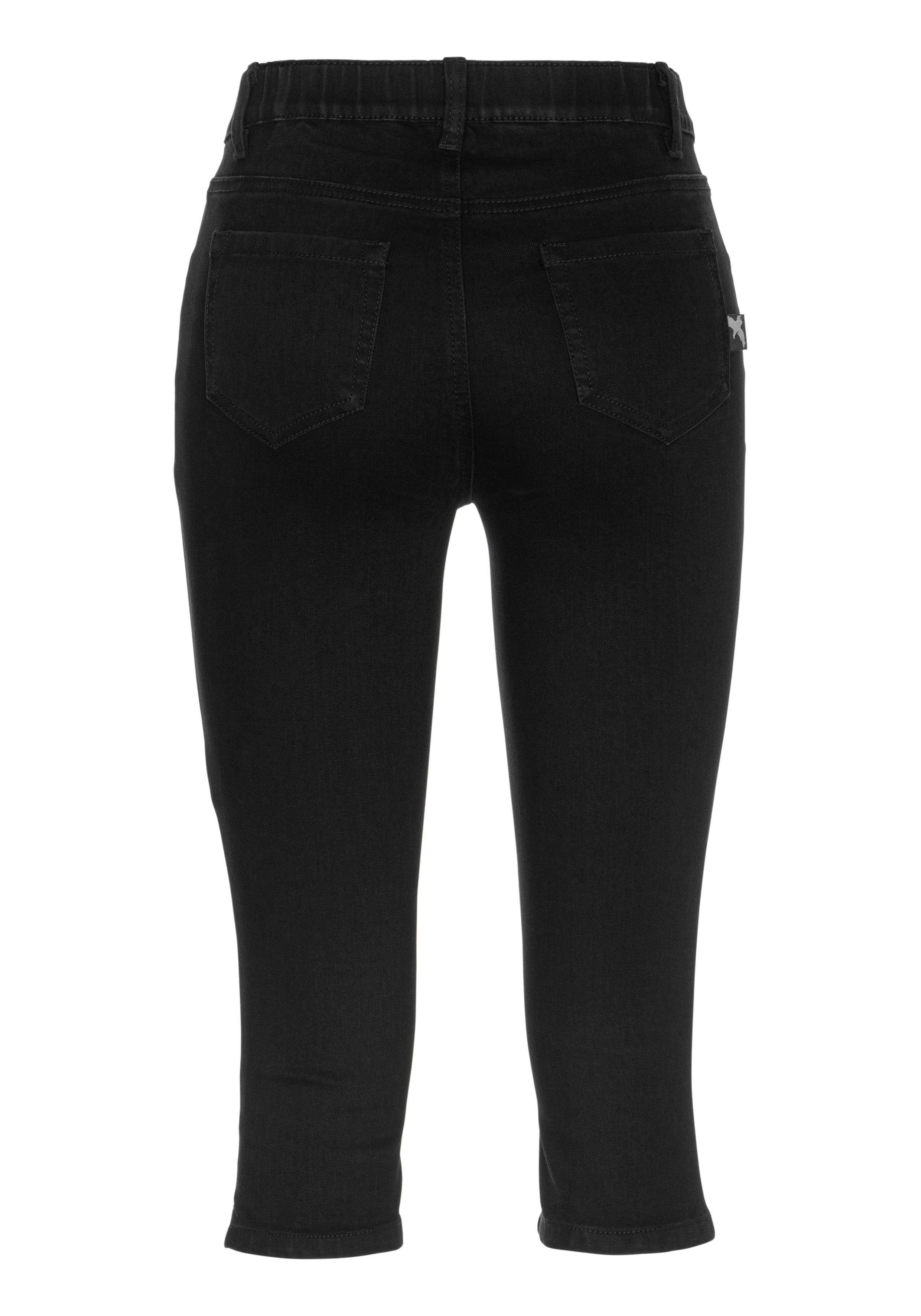 Arizona Capri jeans Ultra Stretch extra-strak gesneden pasvorm, hoge taille, in capri-lengte
