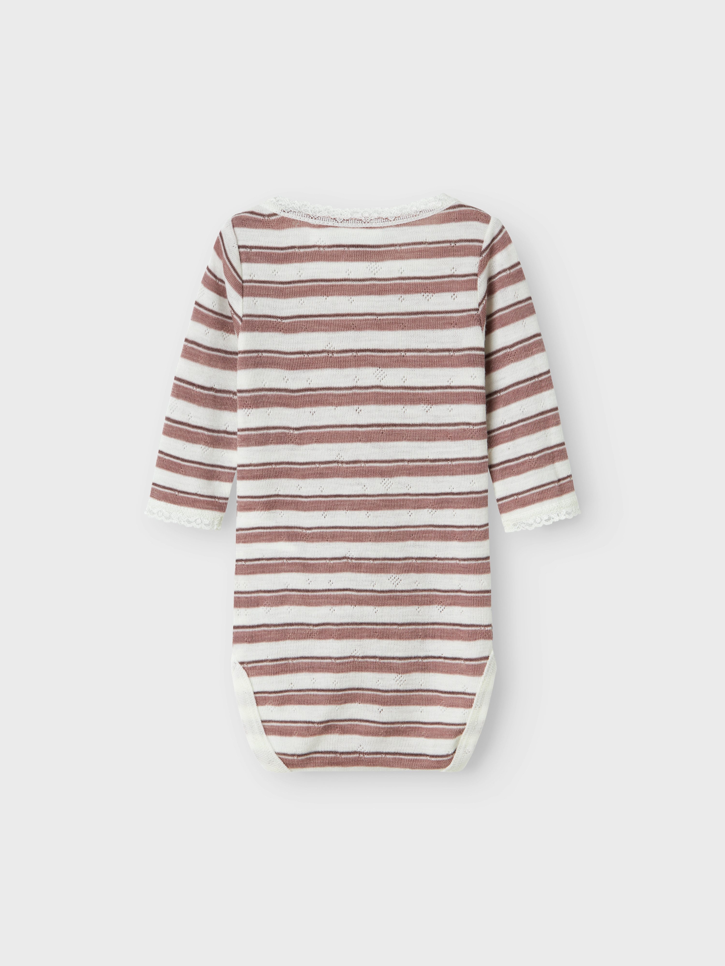 Name It Body met lange mouwen NBFWANG WOOL NEEDLE LS BODY NOOS