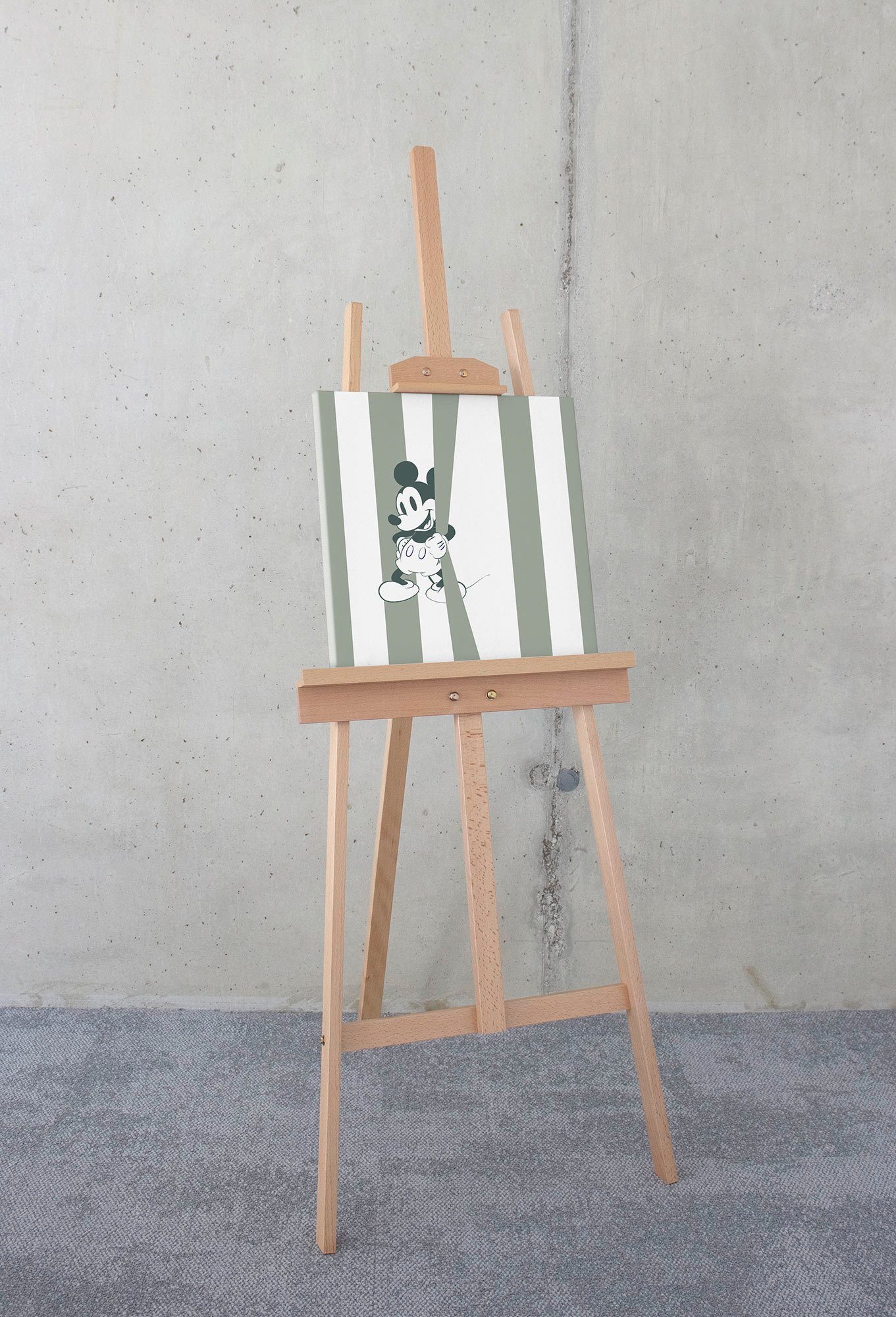 Komar Artprint op linnen Mickey Be Yourself - Afmeting 40 x 40 cm (1 stuk)