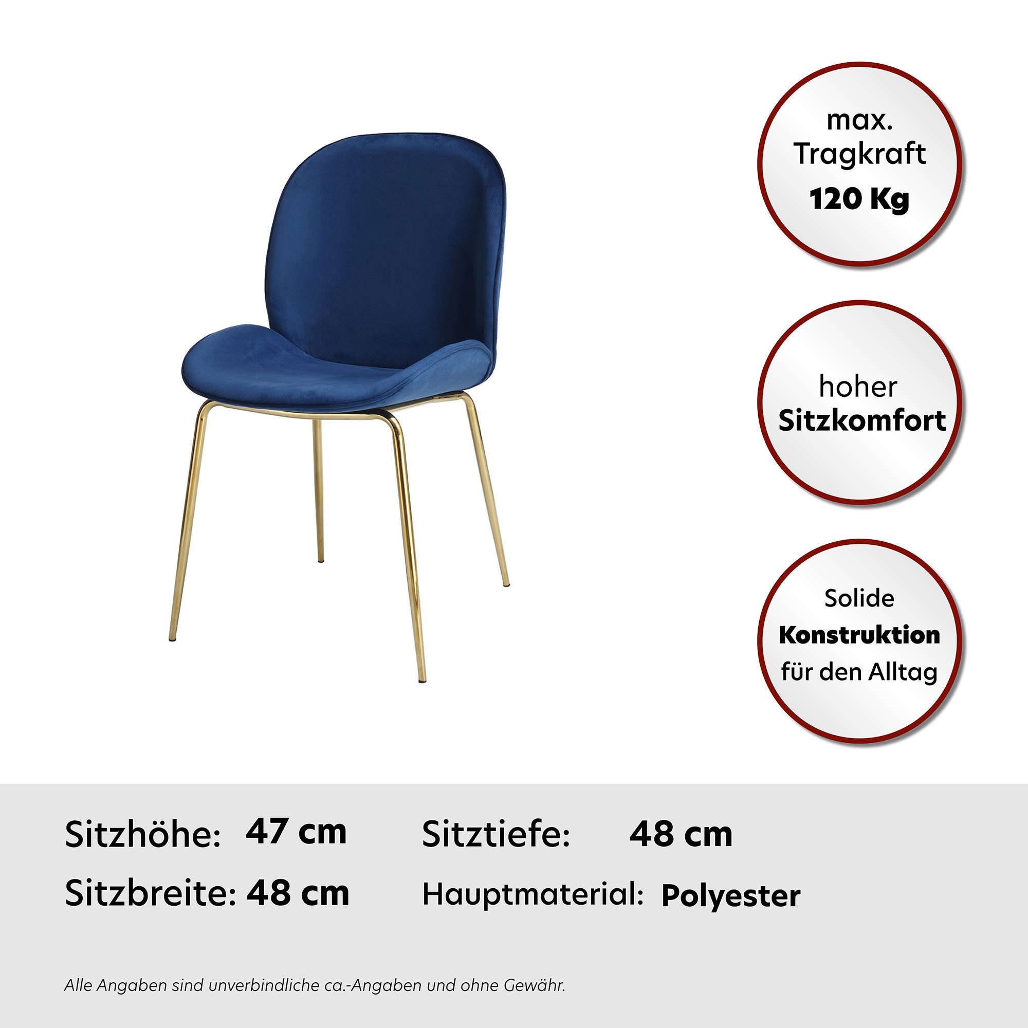 Kayoom Stoel Charlize 110 2-pack, TOPSELLER! Eetkamerstoelen, moderne uitstraling (set, 2 stuks)
