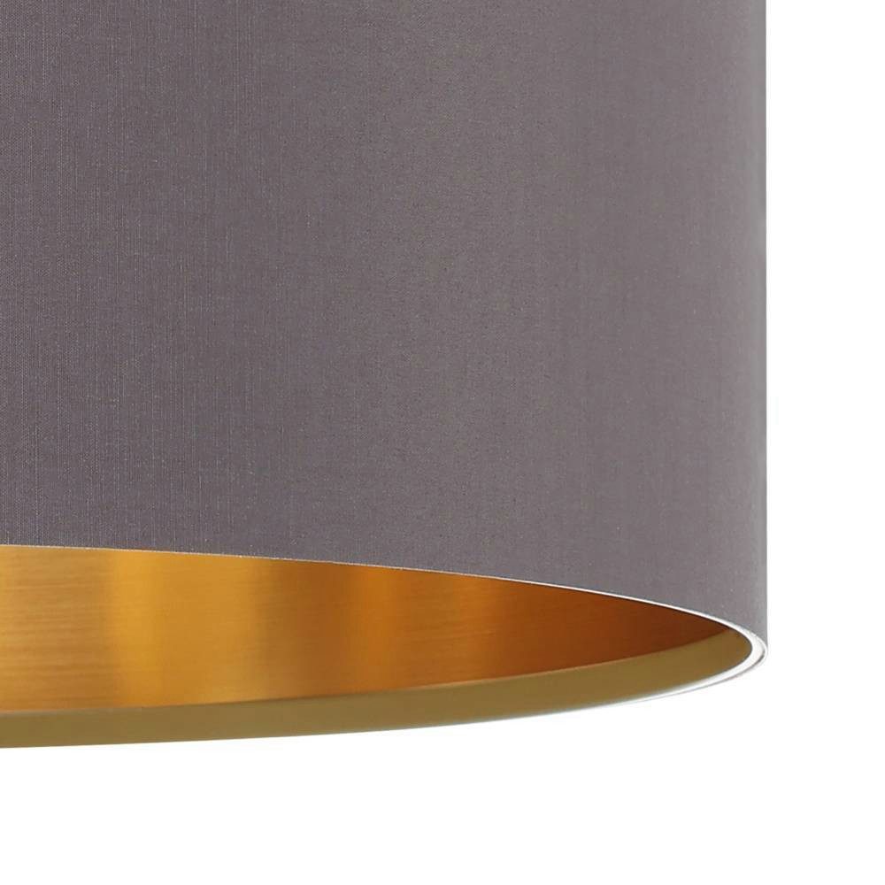 EGLO Hanglamp MASERLO hanglamp, cappuccino, goud, zilver, stof, elegant, modern