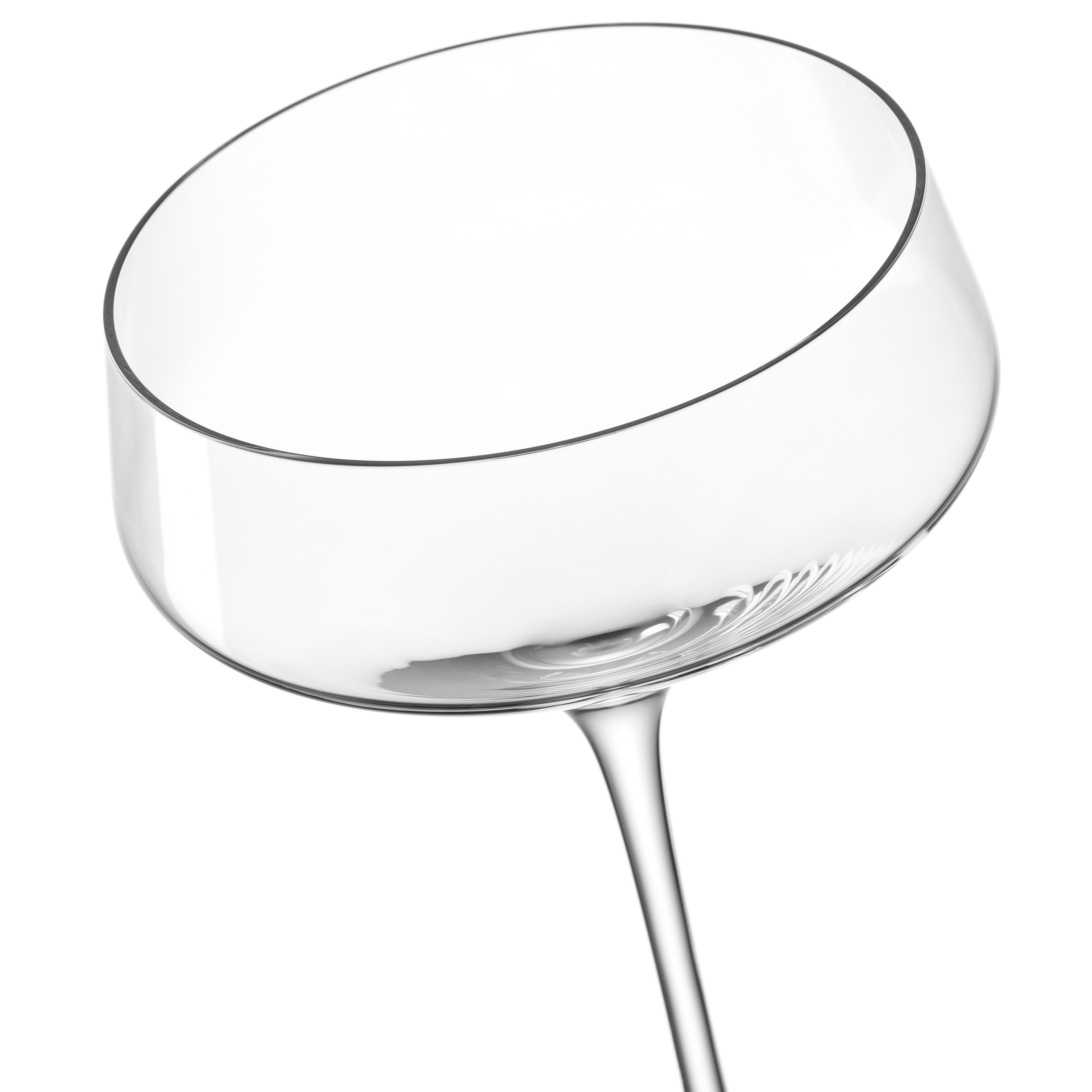LEONARDO Champagneglas Champagne schaal PUCCINI, 350 ml, 6-stuks set (set)