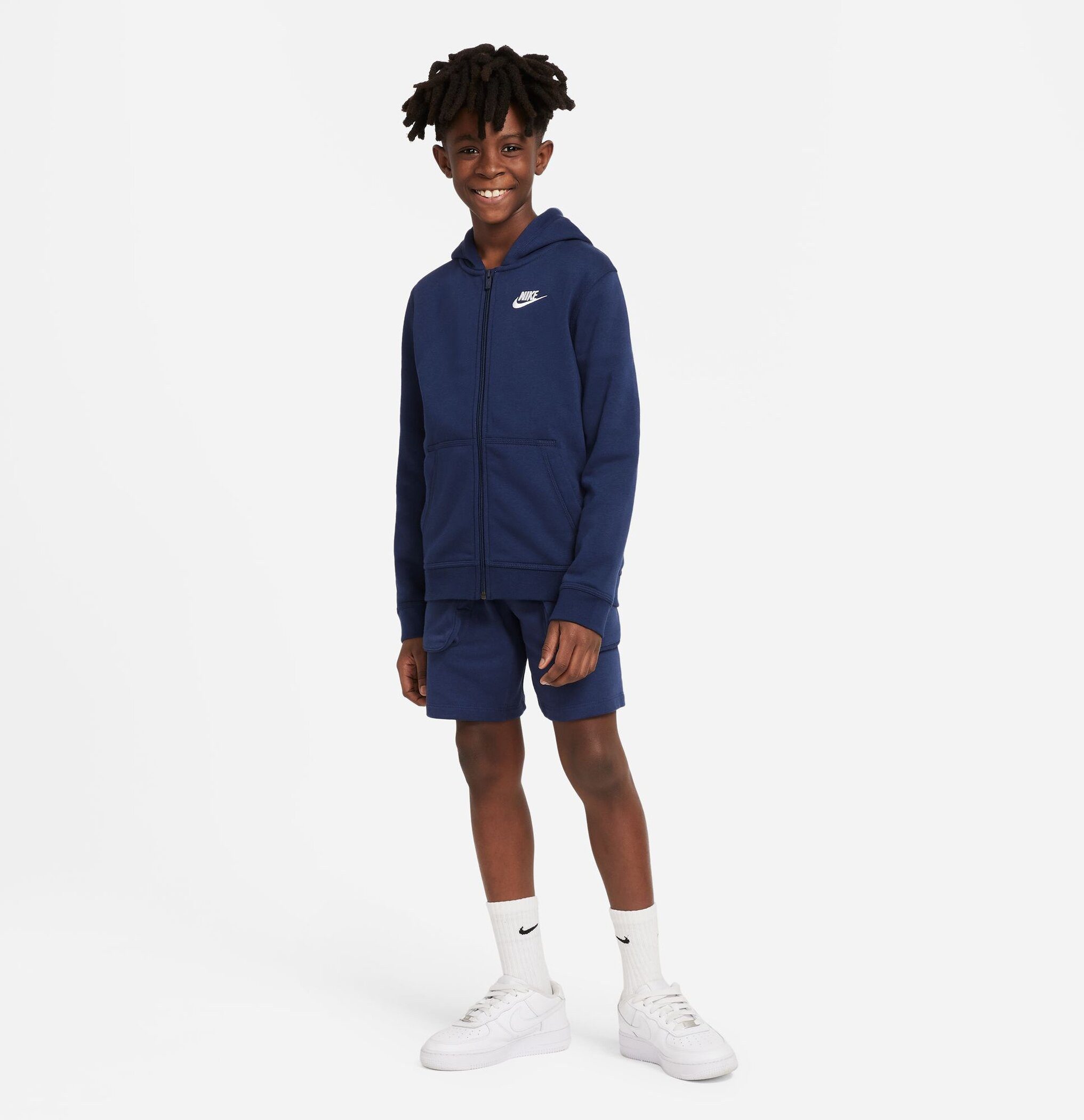 Nike Sportswear Capuchonsweatvest NSW HOODIE FZ CLUB - voor kinderen