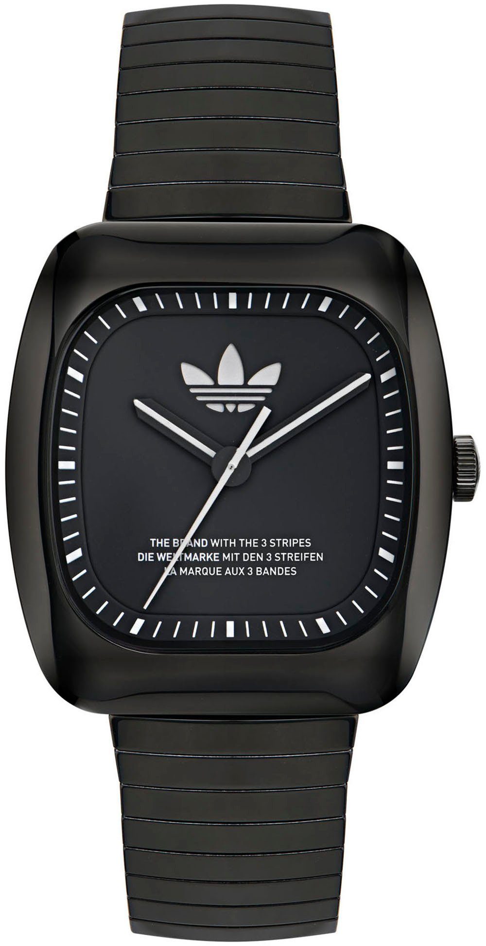 adidas Originals Kwartshorloge RETRO WAVE ONE Polshorloge, dameshorloge, herenhorloge dames quartz horloges zwart