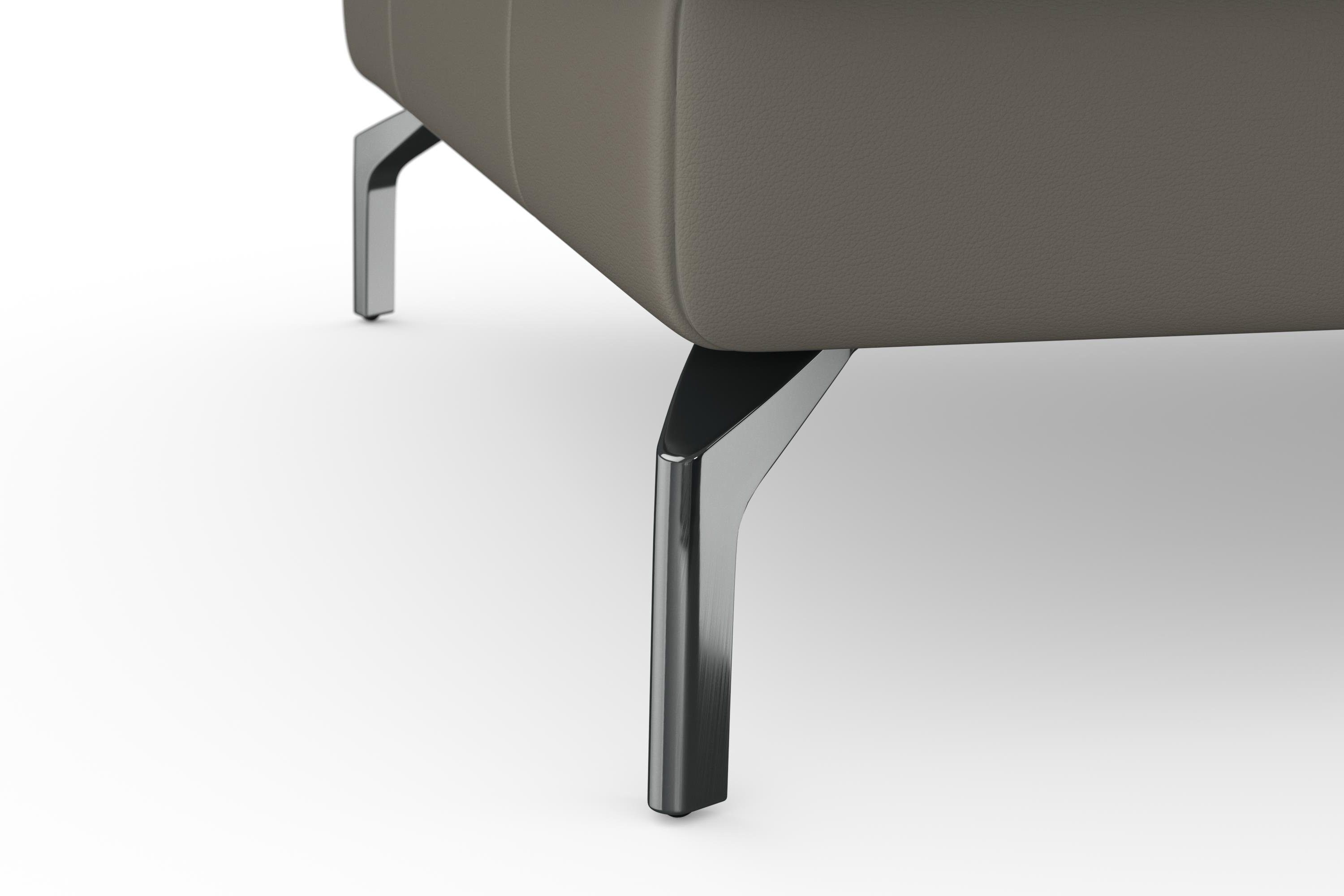 sit&more Hoekbank Bendigo L-vorm inclusief zitdiepteverstelling, bodemvrijheid 15 cm, in 2 pootkleuren