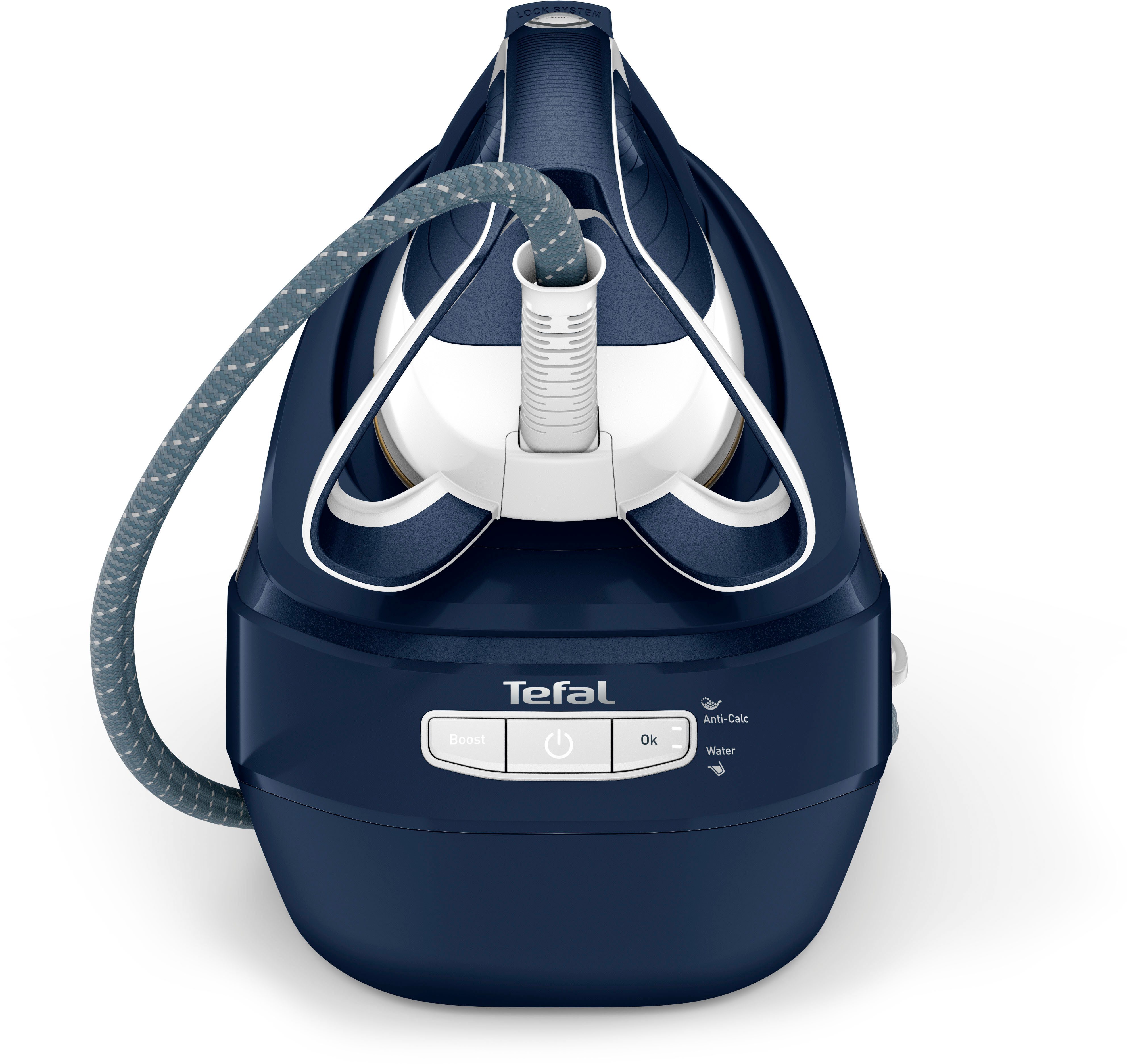 Tefal Stoomstrijkstation Pro Express Ultimate, 8-bar druk, afneembare kalkcollector, constante stoomafgifte 170 g/min., stoomstoot 590 g/min., gv9720