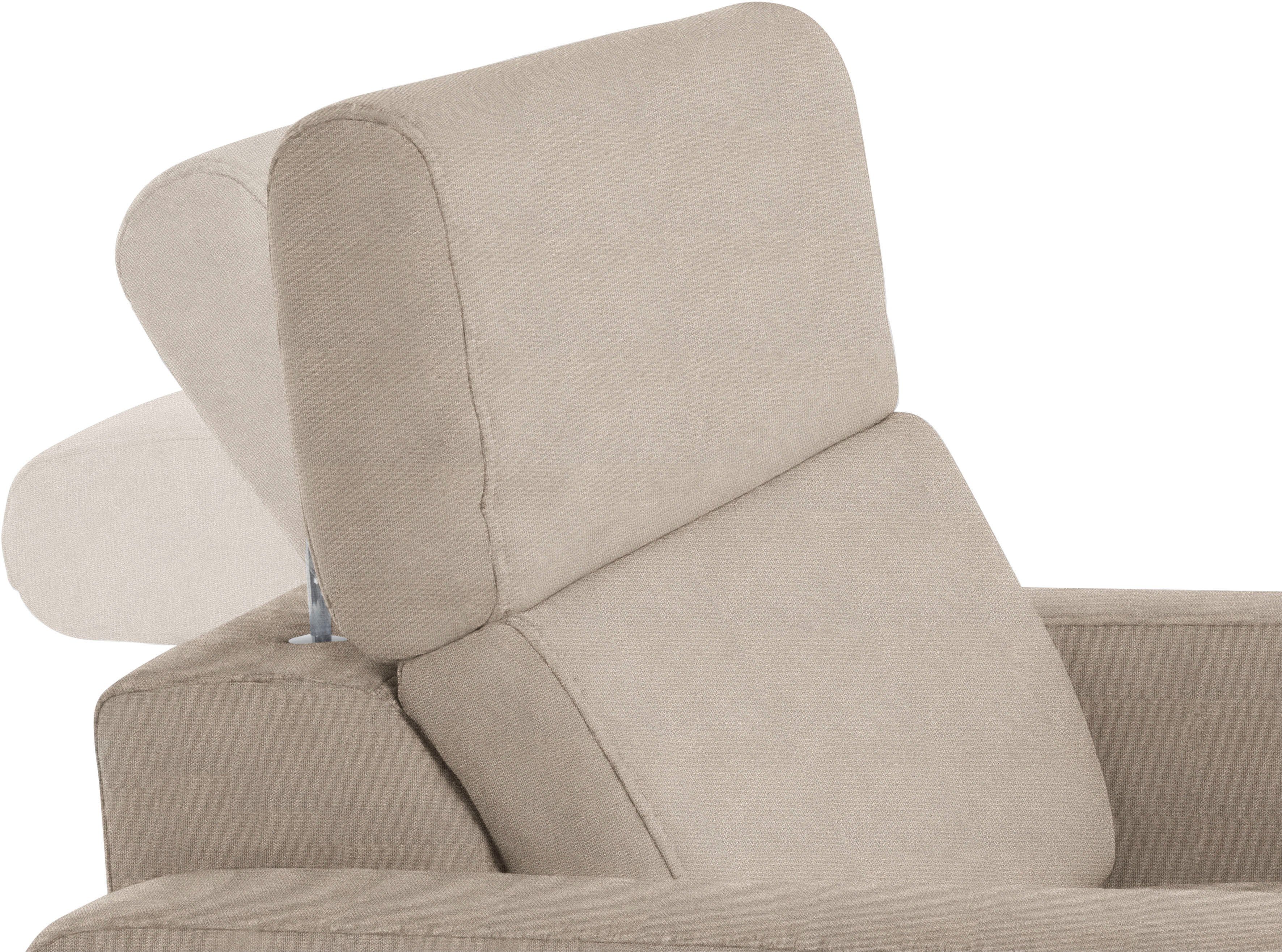 sit&more Fauteuil Bologna met binnenvering, met verstelbare hoofdsteun
