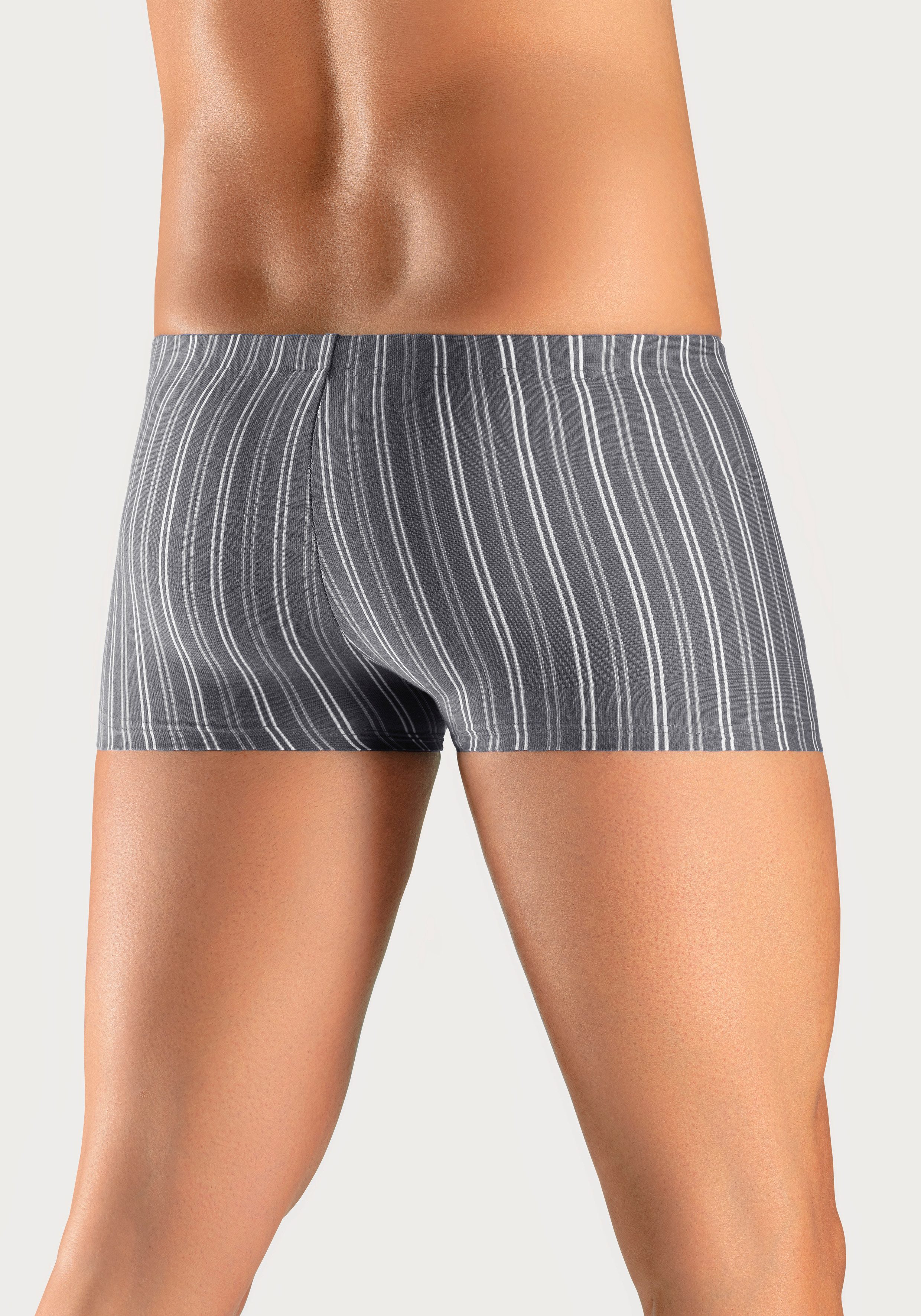 le jogger® Boxershort voor heren met strepen van voorgeverfd garen (set, 3 stuks)