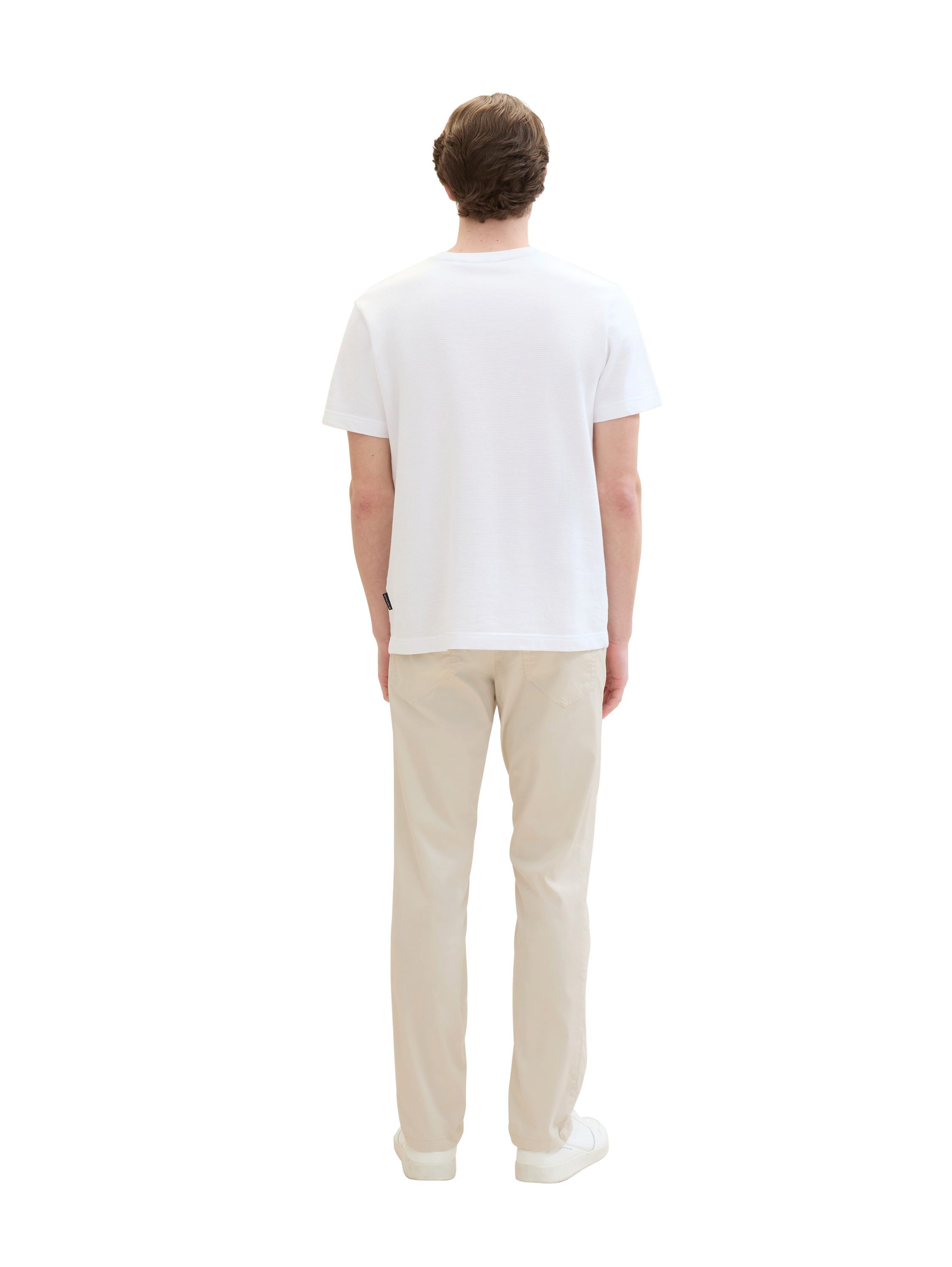 Tom Tailor Five-pocketsbroek met merk-badge op de achterkant