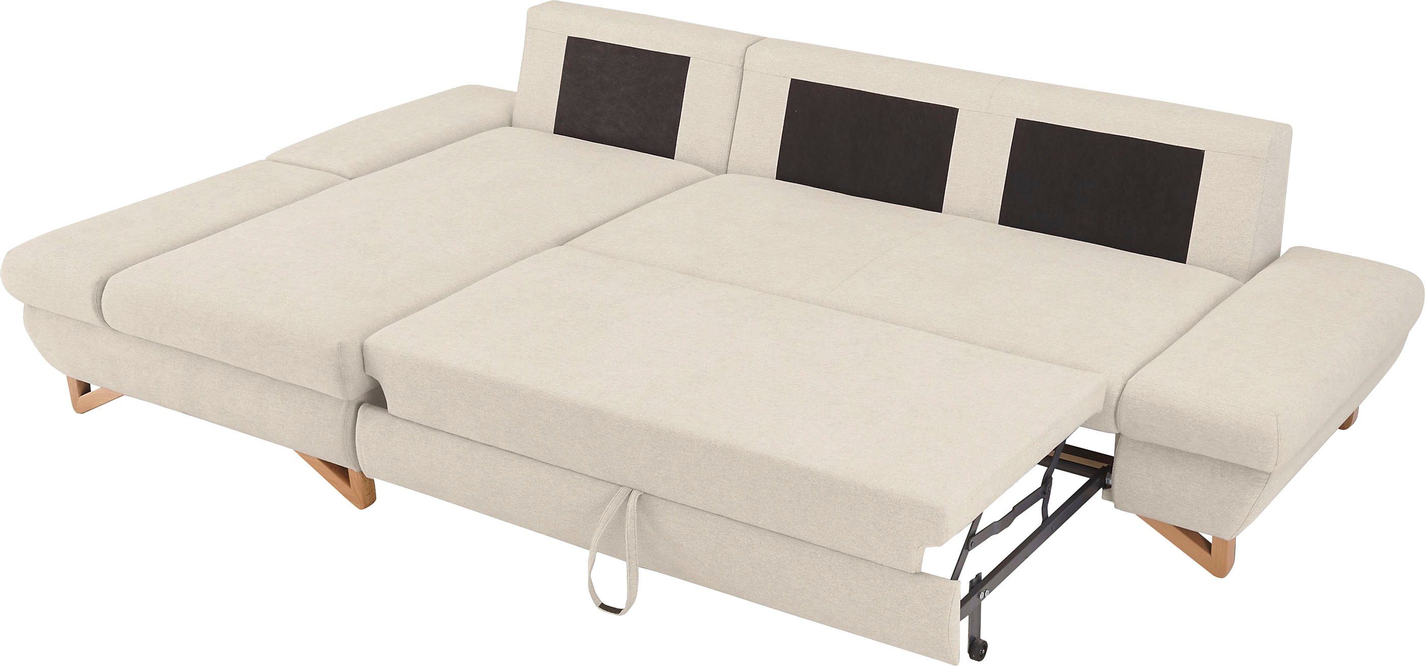 INOSIGN Slaapbank City/Giron comfortabele slaapbank (ligoppervlak 245 x 138 cm) en bedlade