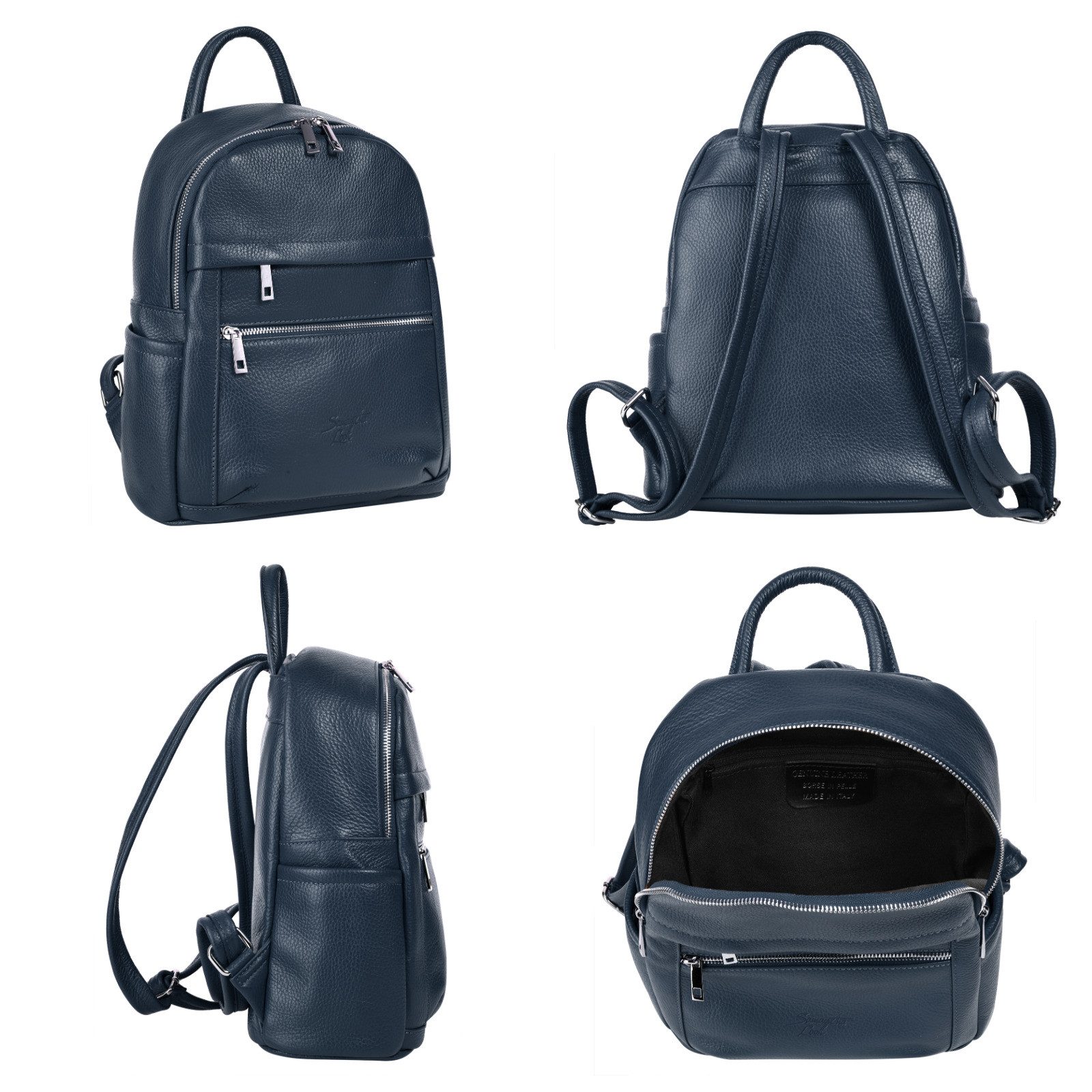 Samantha Look Rugzak echt leer, made in italy