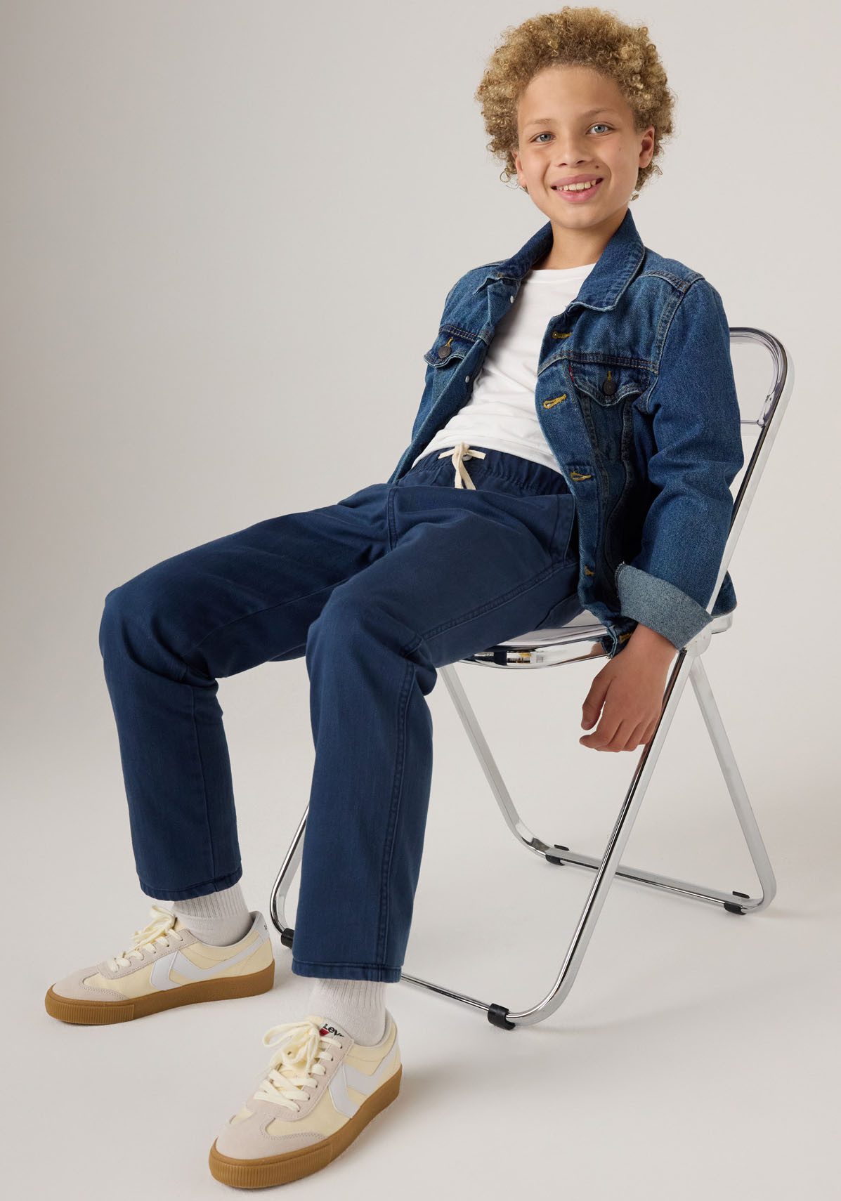 Levi's Kidswear Comfortjeans met trekband voor jongens