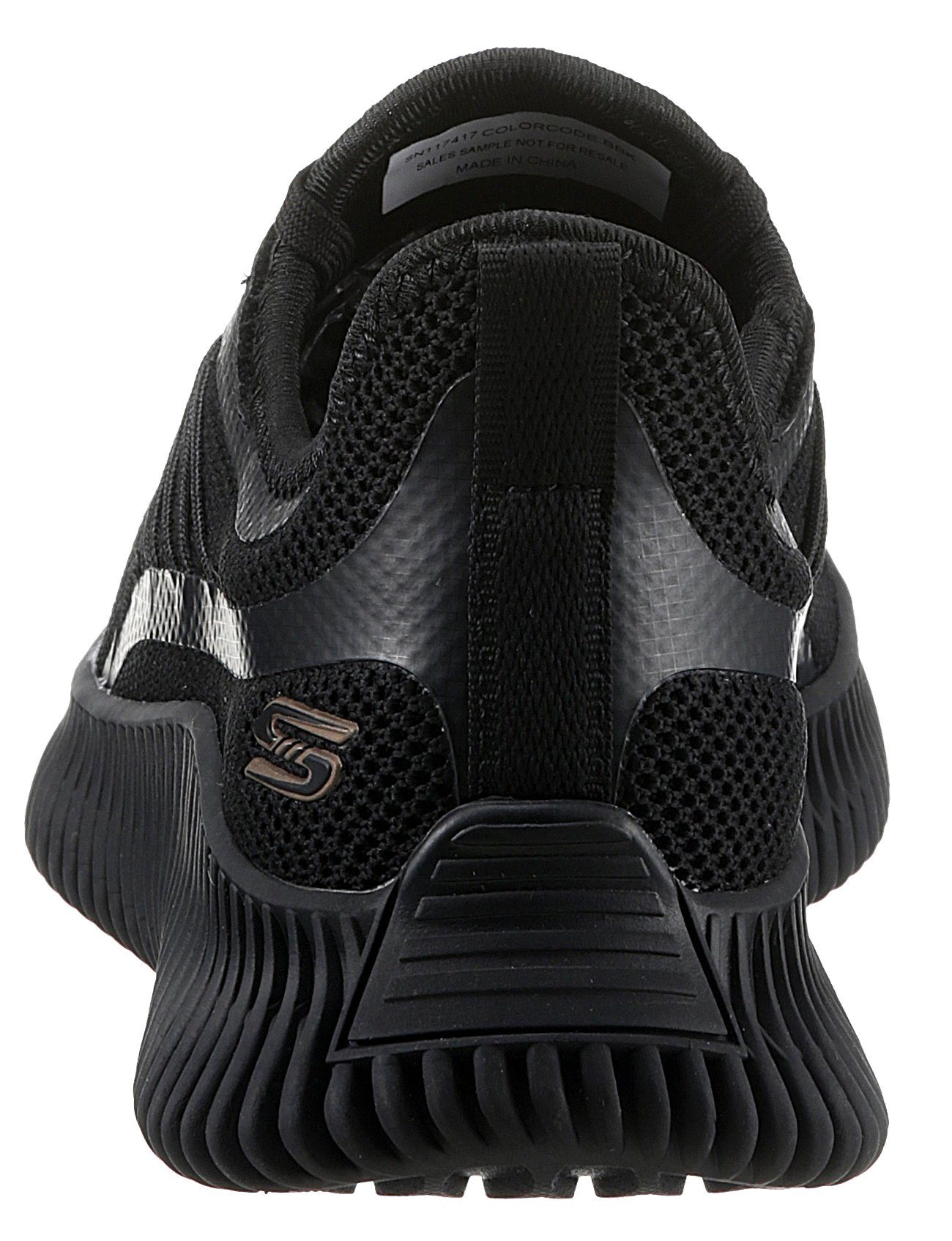 Skechers Slip-on sneakers BOBS GEO- Vrijetijdsschoen in vegan uitvoering