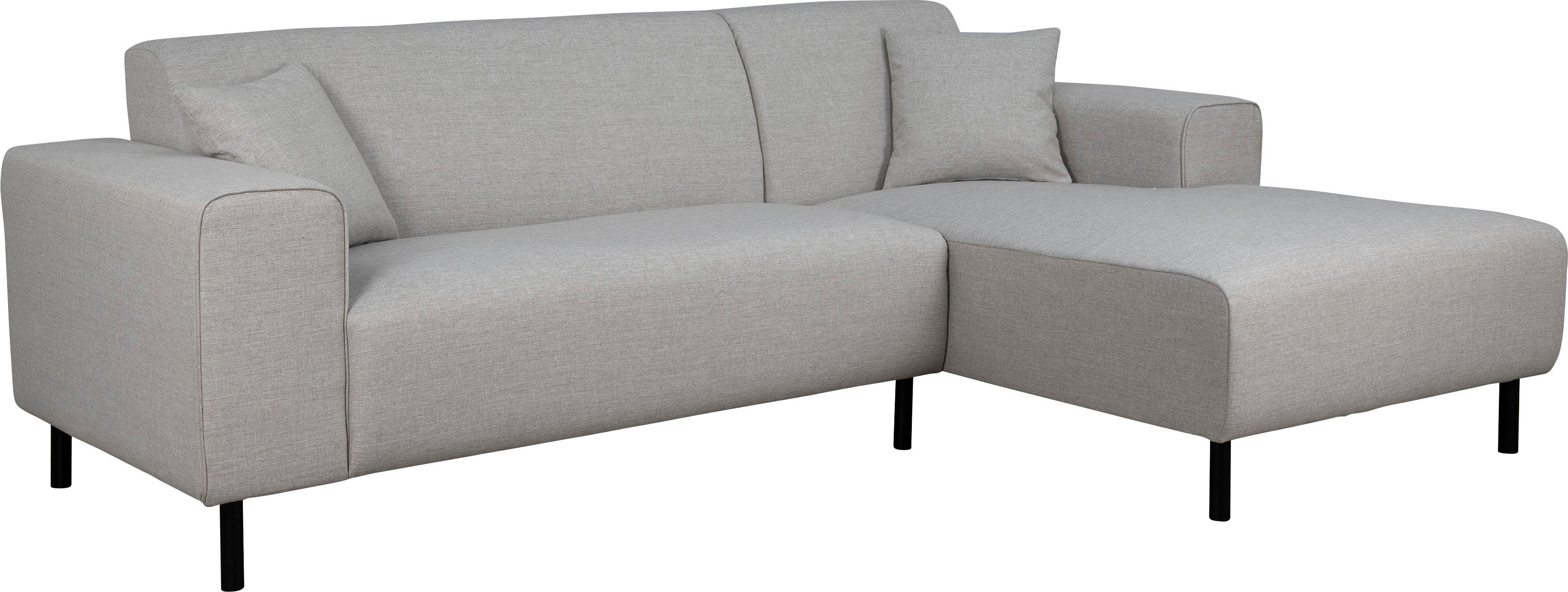 Home affaire Hoekbank ARROS L-vorm met golfondersteuning, afmetingen B/D/H: 235/163/81 cm incl. sierkussens, met recamiere rechts/links bestelbaar, ook in cord