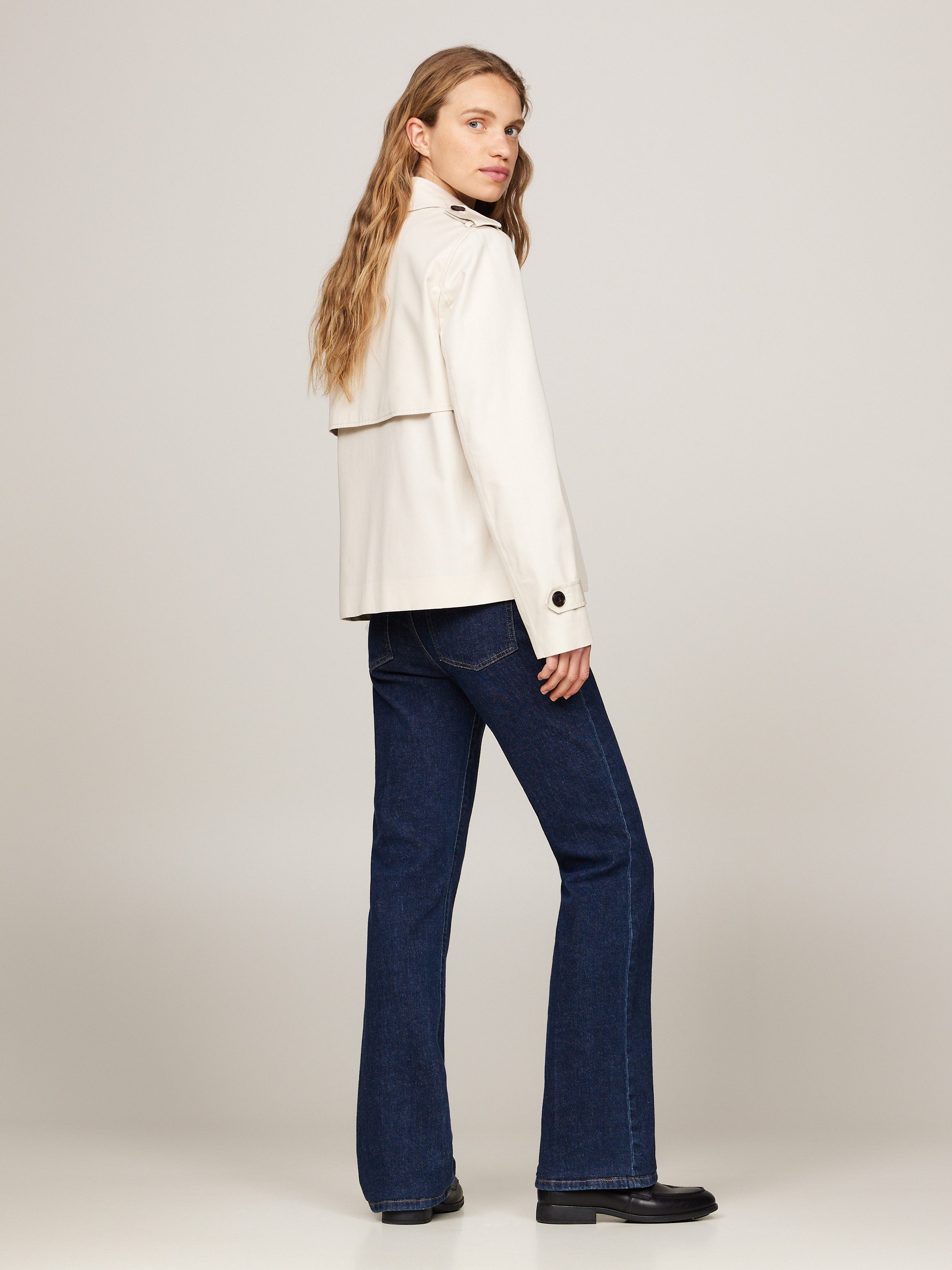 Tommy Hilfiger Kort jack COTTON SB SHORT TRENCH met typische trenchdetails
