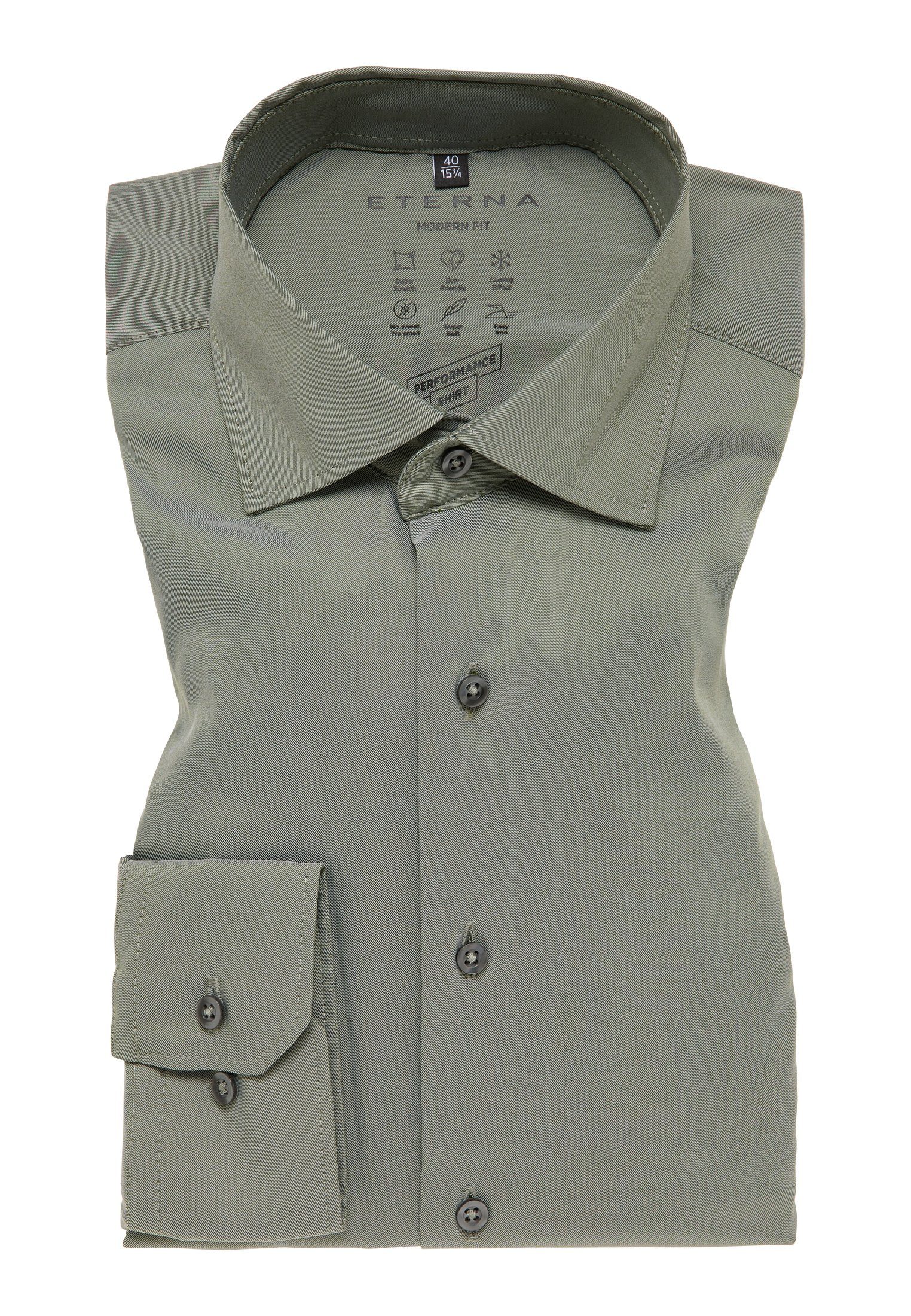 Eterna Overhemd met lange mouwen MODERN FIT EASY IRON (gemakkelijk te strijken)