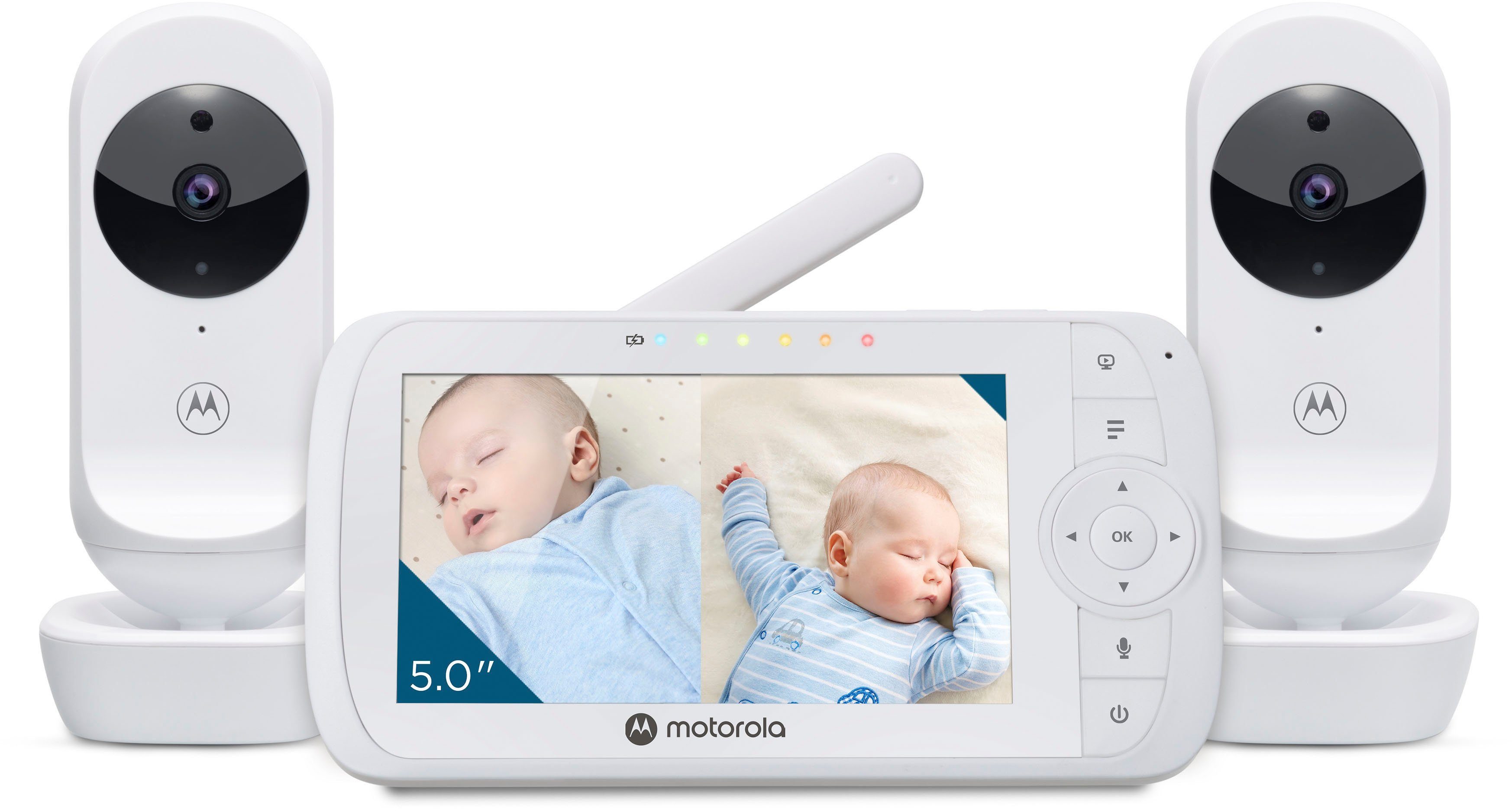 Motorola Babyfoon Video Nursery VM 35-2 Twin 2x Kameras