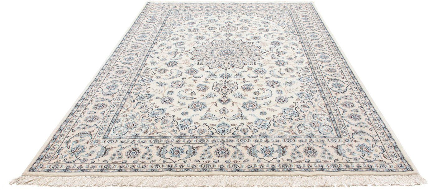 morgenland Wollen kleed Nain 9la medaillon beige 299 x 200 cm Uniek exemplaar met certificaat