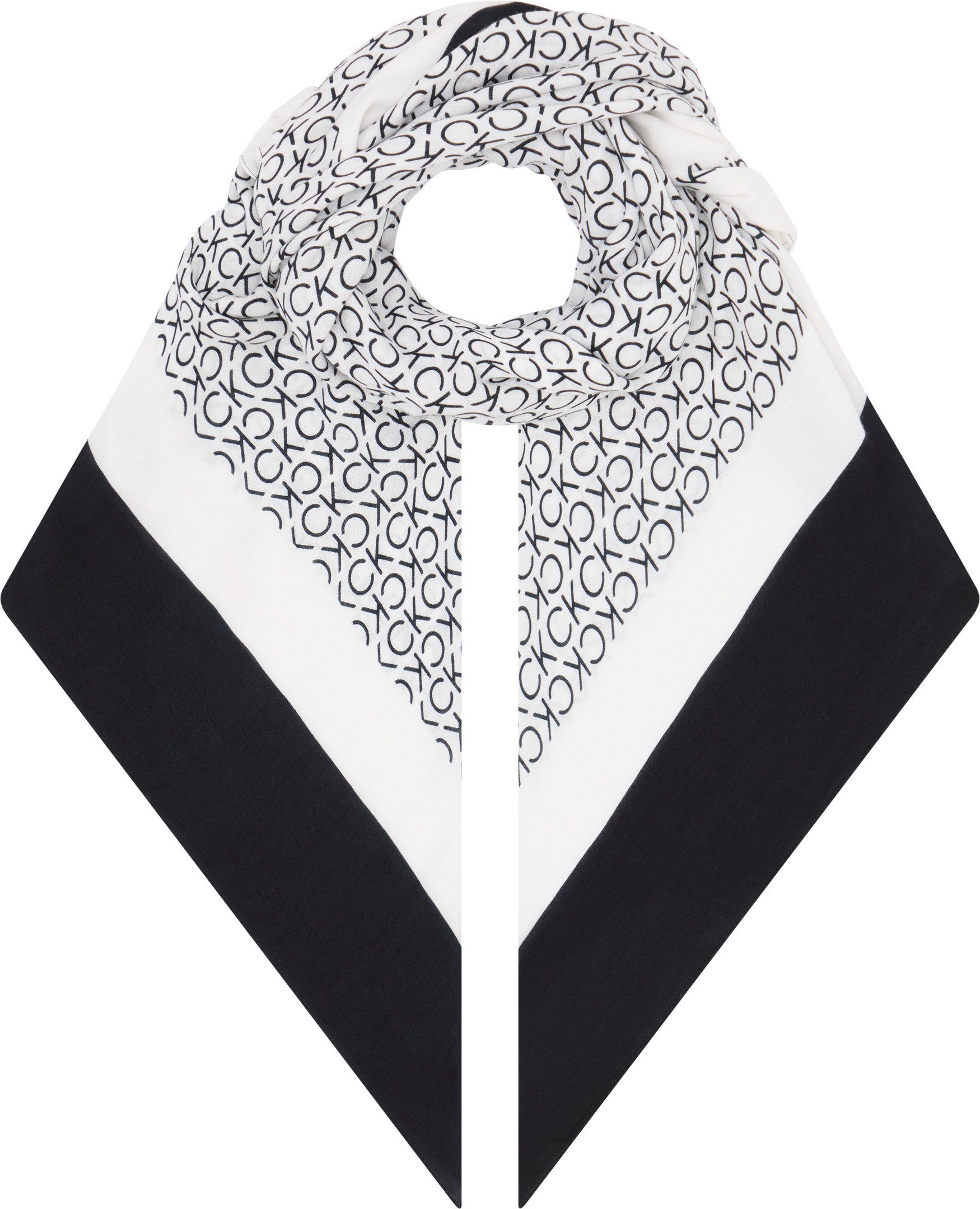 Calvin Klein Sjaal GEO MINIMAL SCARF 130X130
