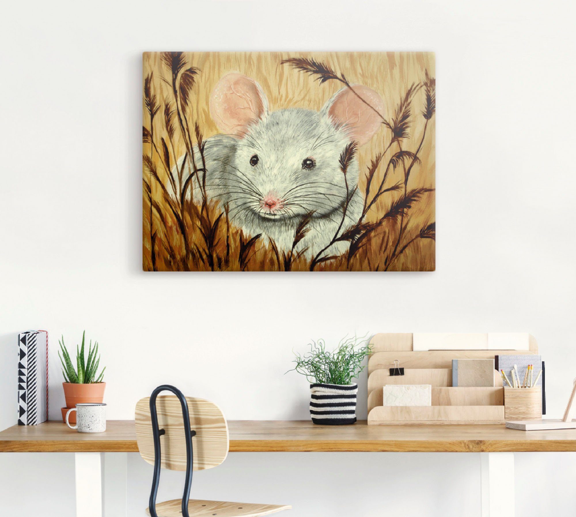 Artland Artprint Muis als artprint van aluminium, artprint op linnen, muursticker of poster in verschillende maten