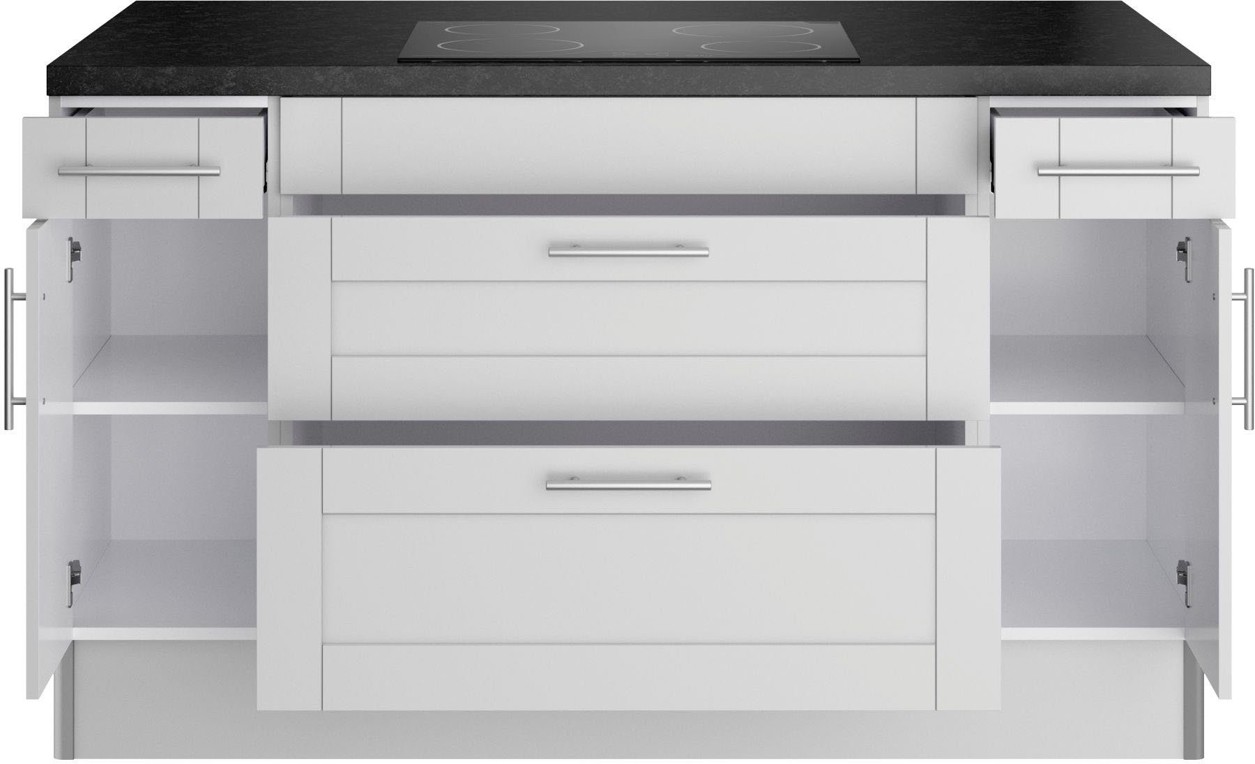 Kochstation Pantry keuken KS-Ahus Kookeiland, breedte 150 cm, optioneel met kookplaat