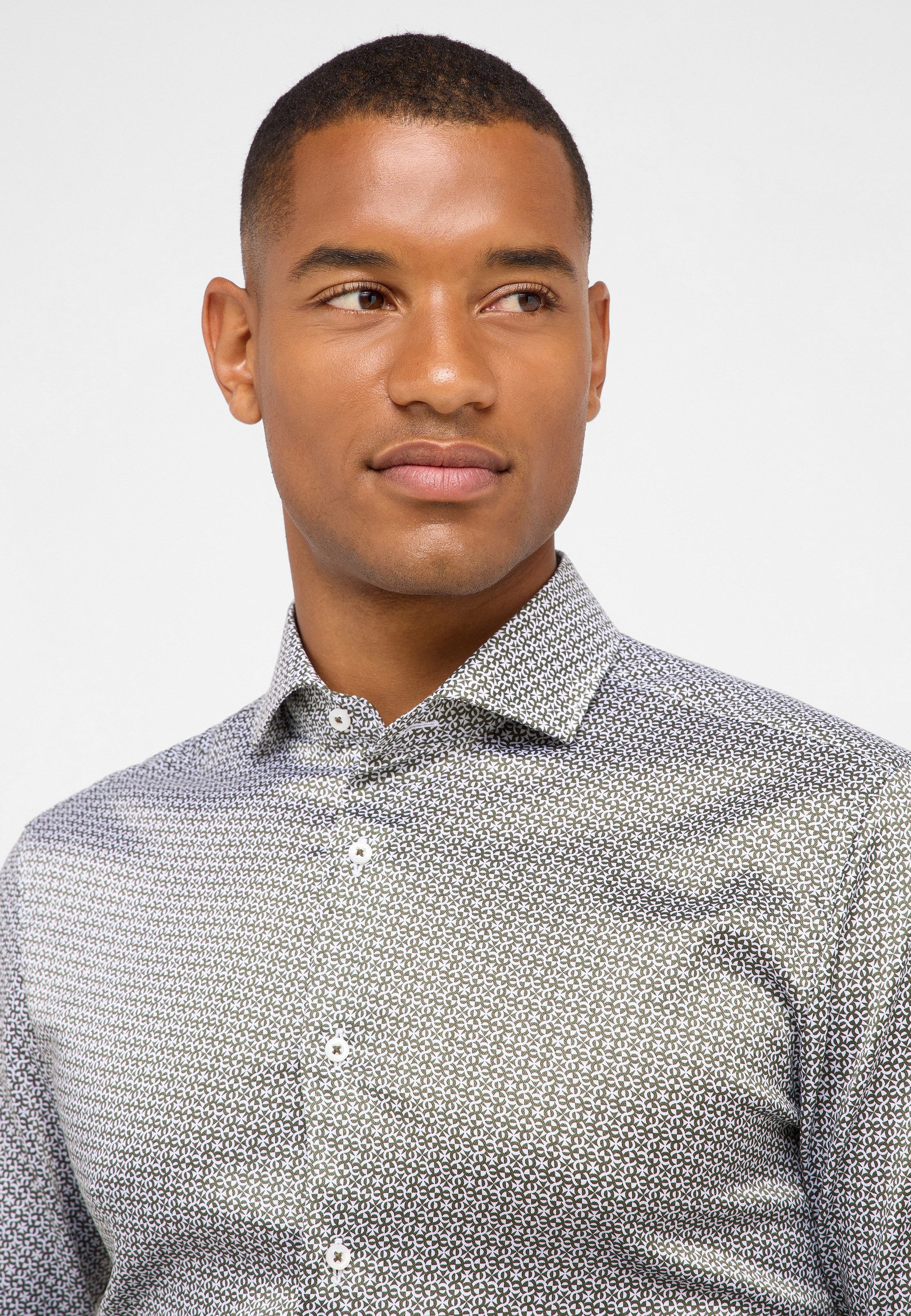 Eterna Overhemd met lange mouwen Slim fit EASY IRON (gemakkelijk te strijken)